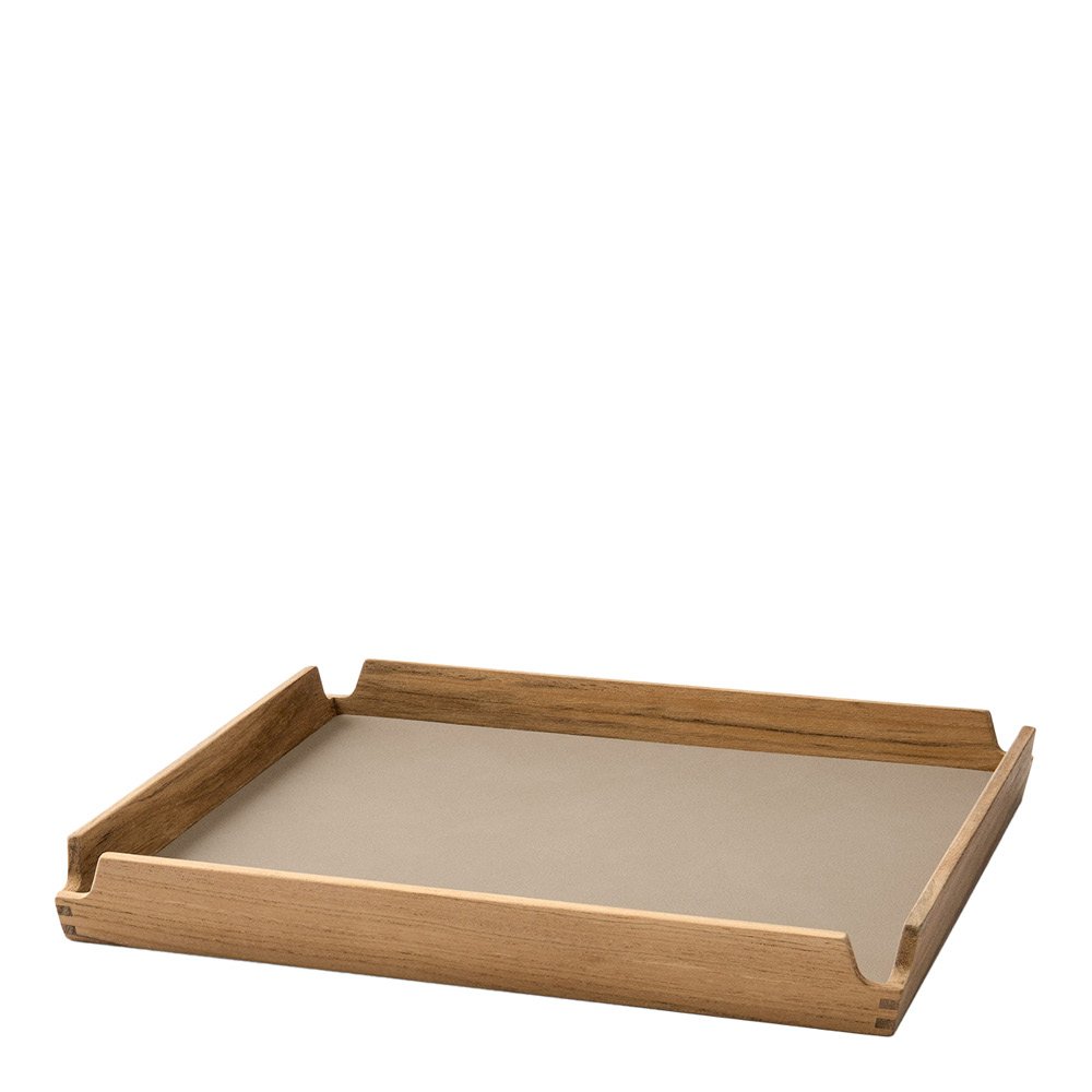 Airy Leather Nupo Tarjotin small 30x30 cm Clay Brown