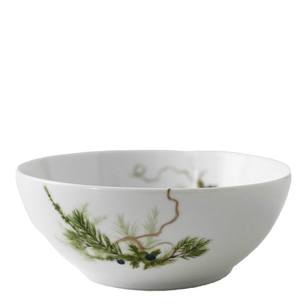 Nostalgi Kulho 15 cm Valkoinen/Vihreä