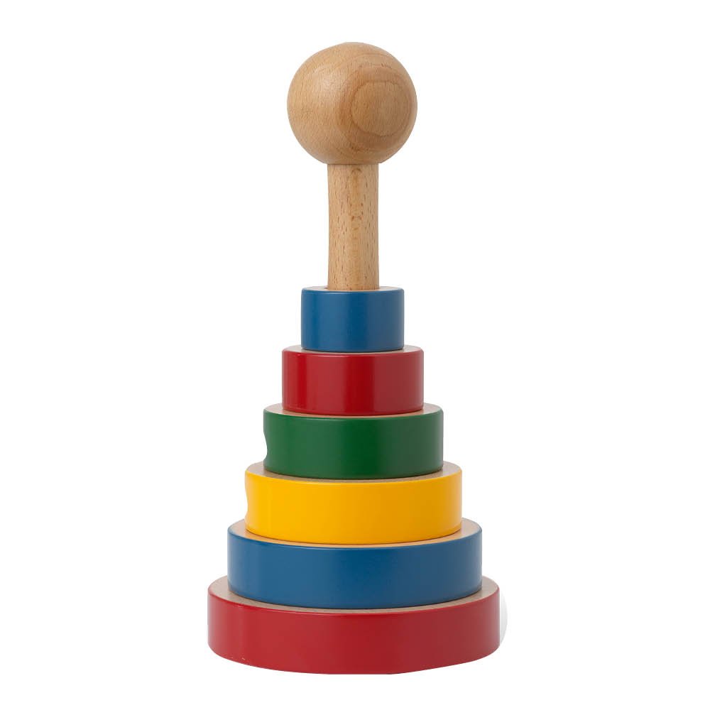 Babies Pyramid Tower Palikkatorni 22,5 cm Monivärinen