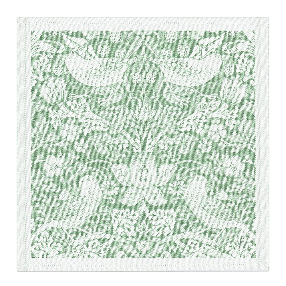 William Morris Strawberry Thief Lautasliina 35x35 cm Vihreä