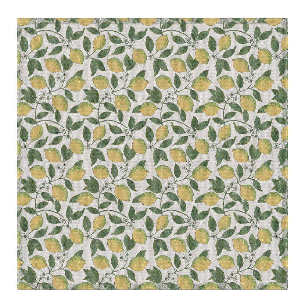 Citroner Pöytäliina 145x145 cm Keltainen