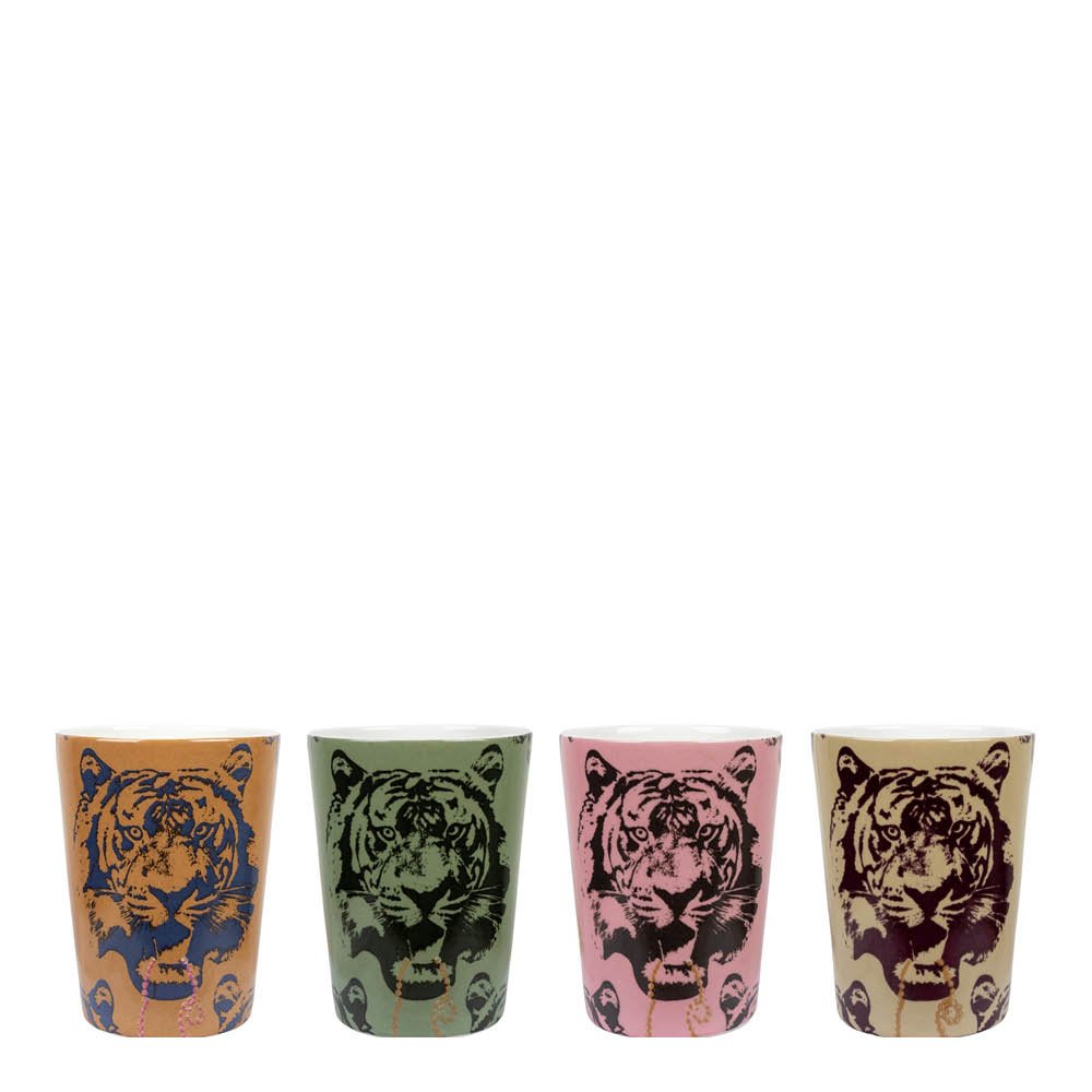 Studio Lisa Bengtsson Coco Tiger Muki 25 cl 4 kpl