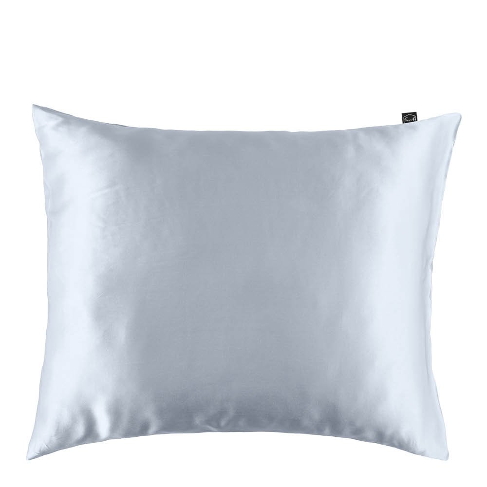 Silkkinen tyynyliina 50x60 cm Vaaleansininen