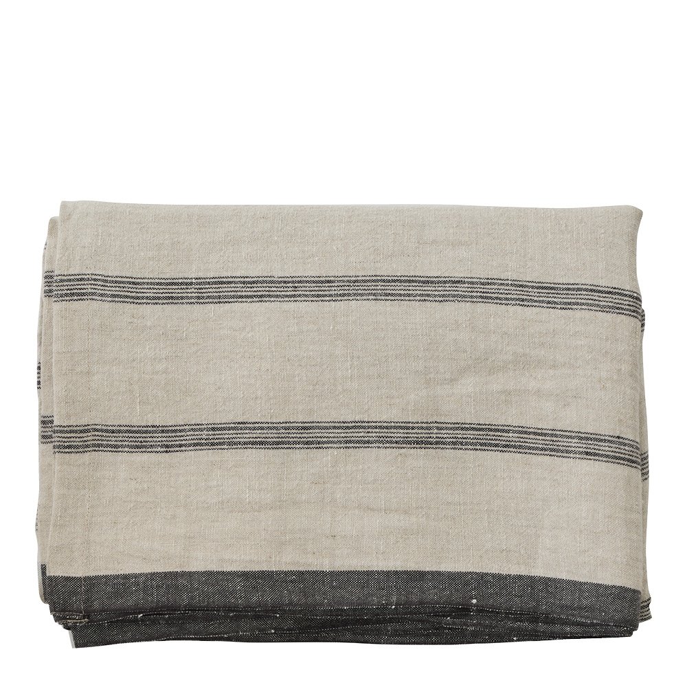 Thea Pöytäliina 145x330 cm Beige/Denim stripe