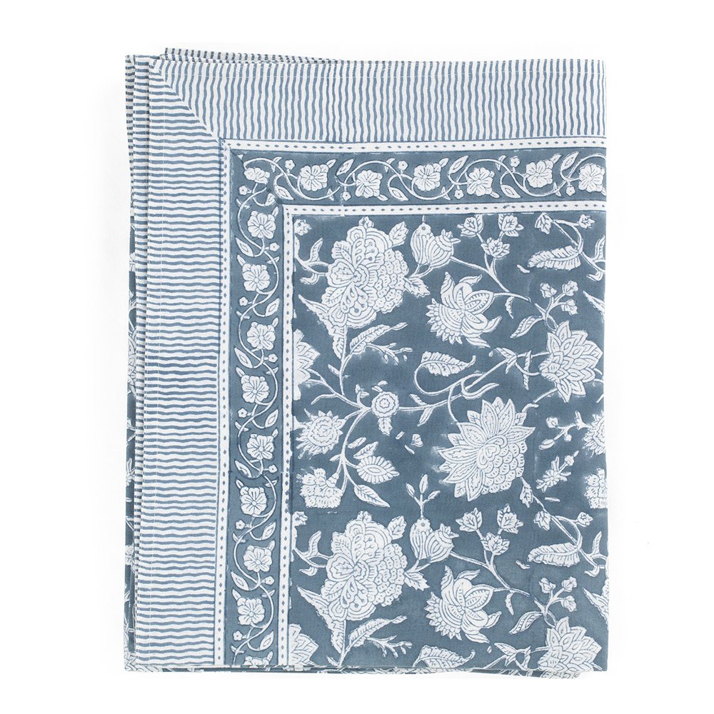 Indian Rose Pöytäliina 150x350 cm True Navy