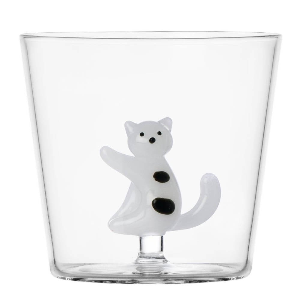 Tabby Cat vesilasi 35 cl pilkukas kissa