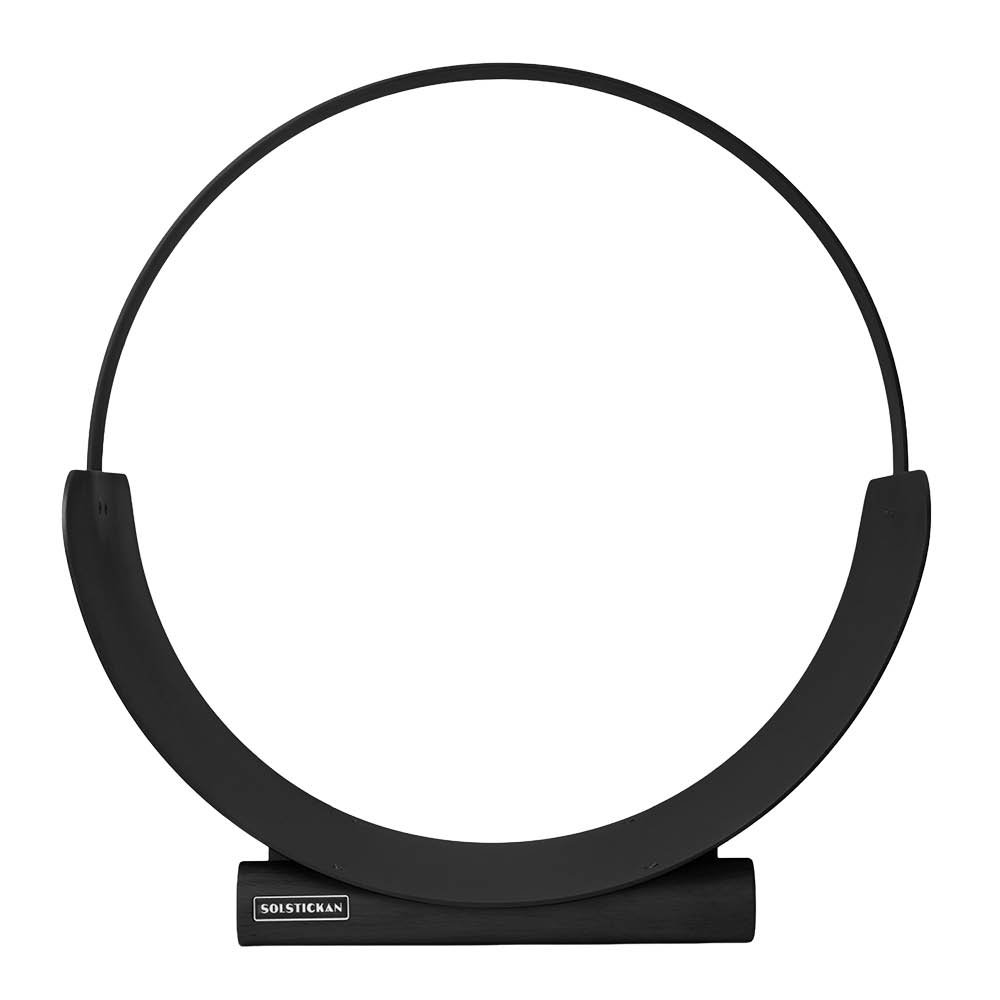 Halkoteline metalli 53 cm Musta