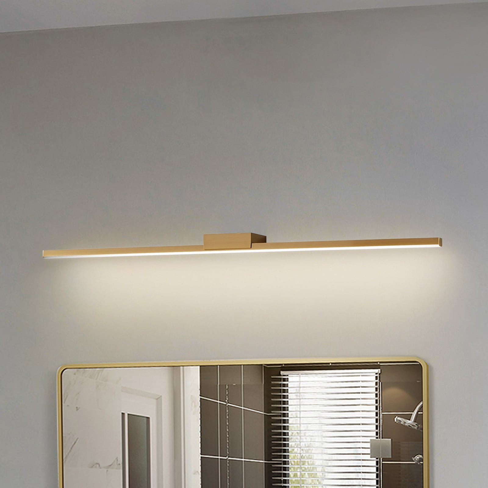 Kivana LED Seinävalaisin L90 IP44 Kupari
