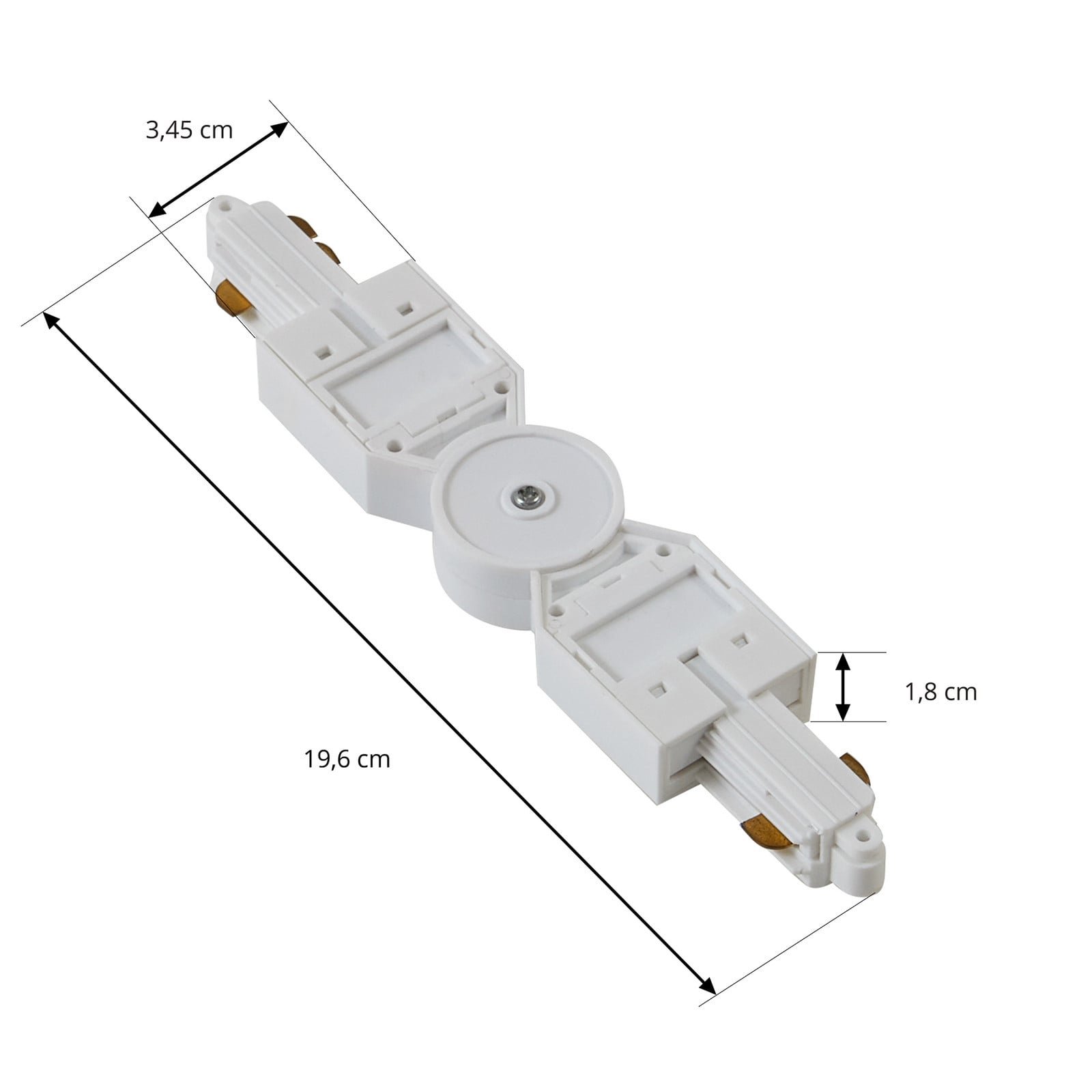 Linaro Track Connector Säädettävä Valkoinen