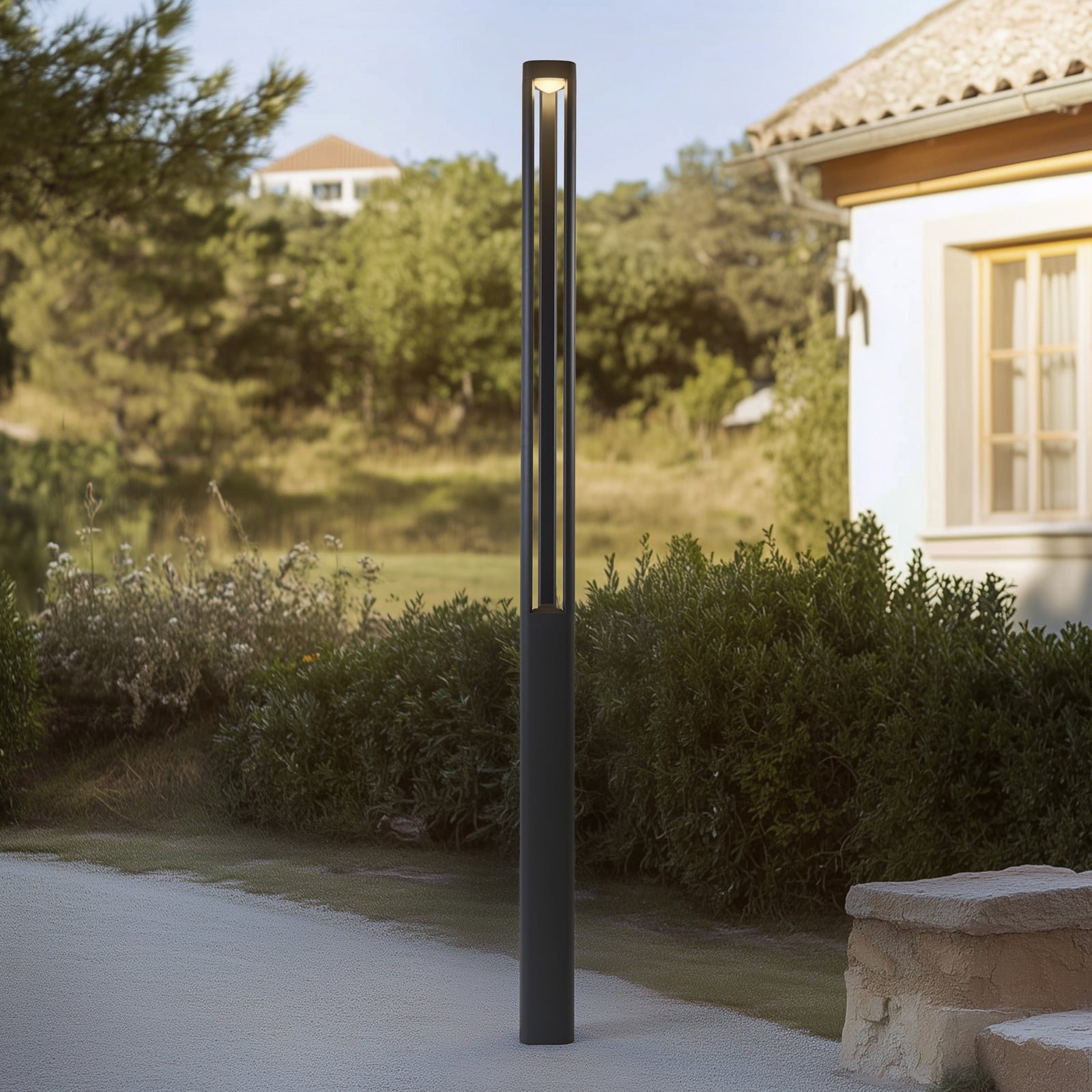 Zarek LED Ulkovalaisin Antrasiitti