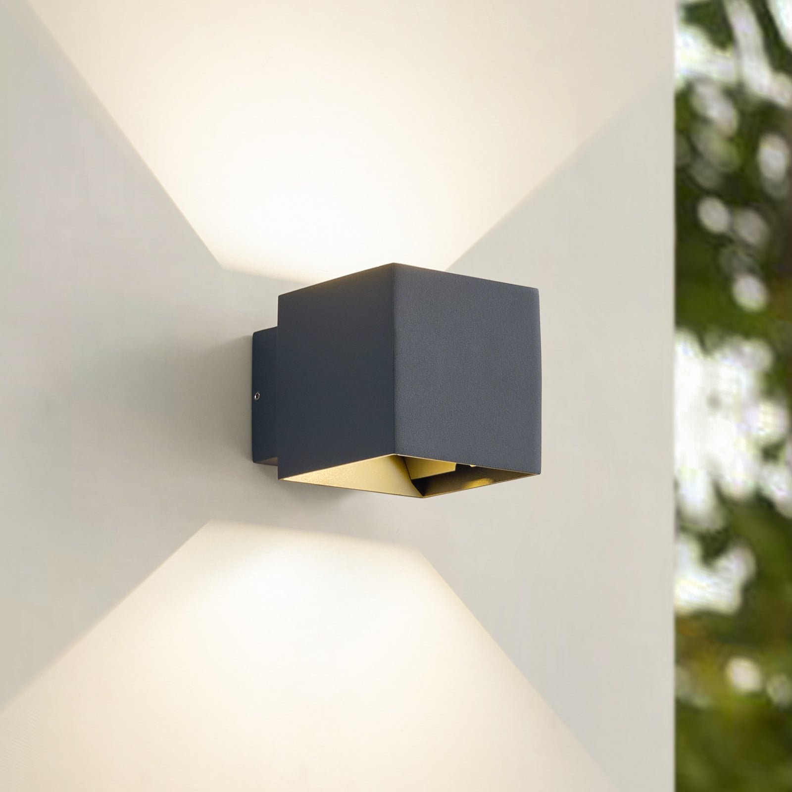 Esani LED Ulko Seinävalaisin Antrasiitti