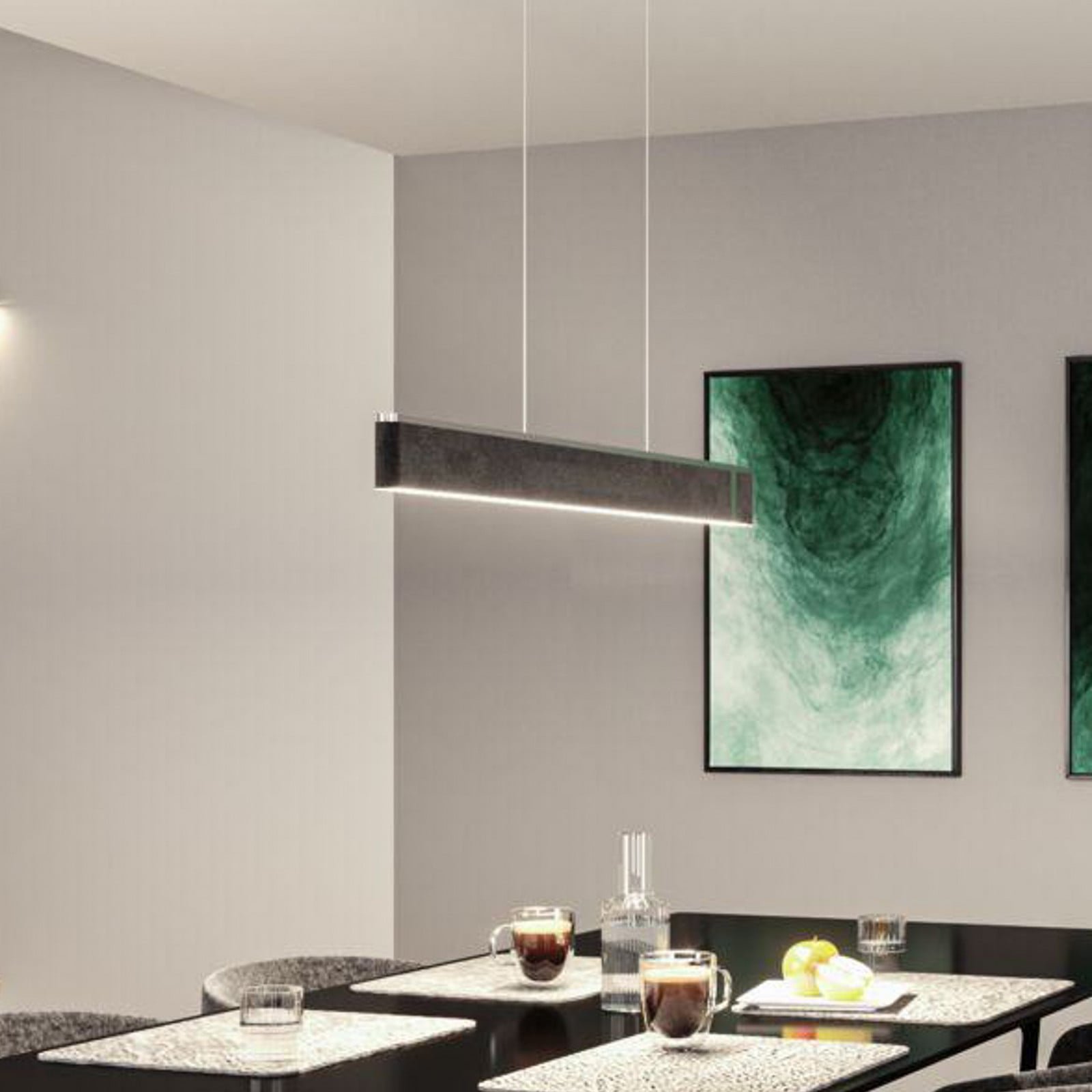 Jagun LED Riippuvalaisin 3-Step-Dim Antrasiitti