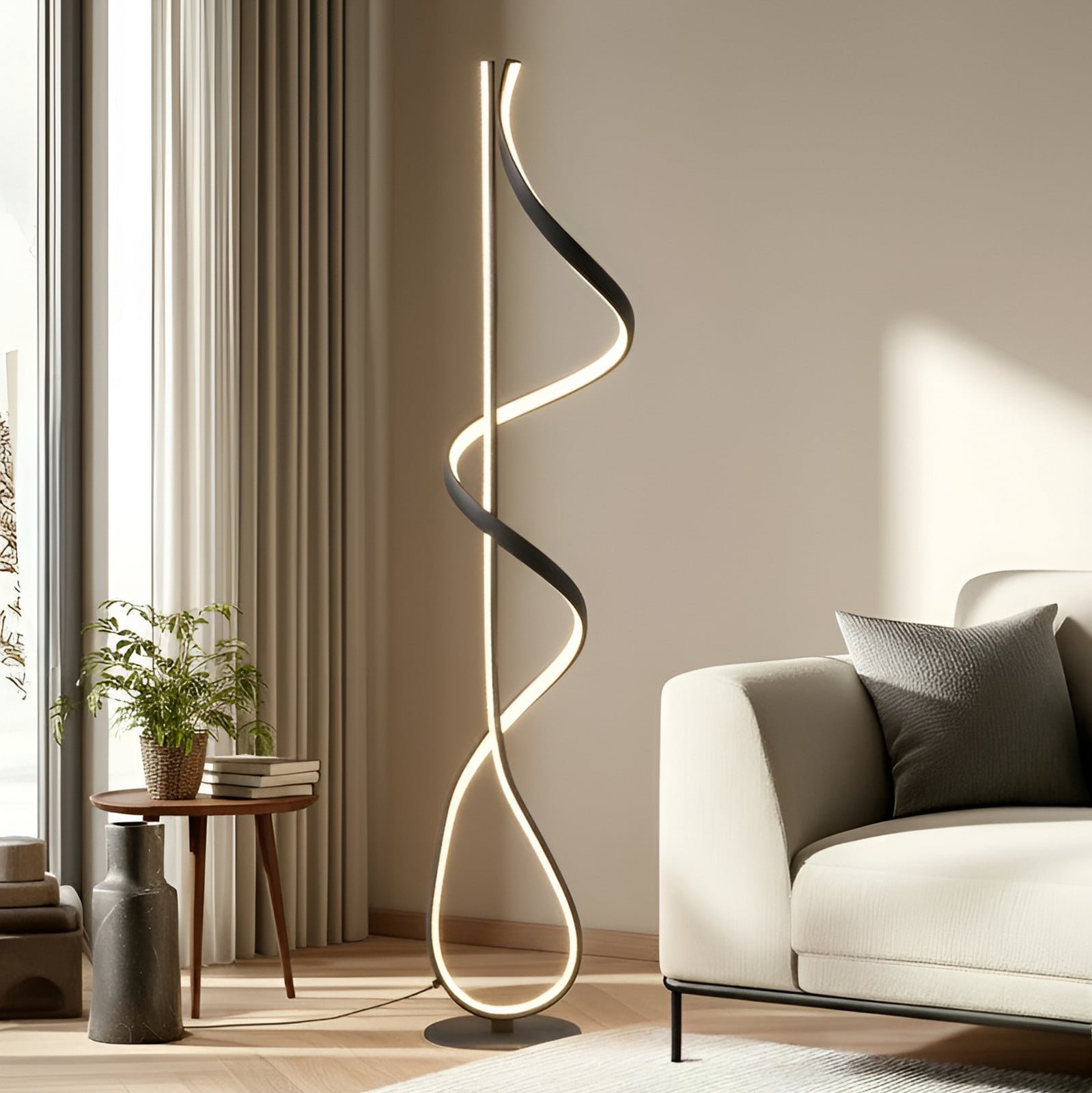 Rodado LED Lattiavalaisin Musta