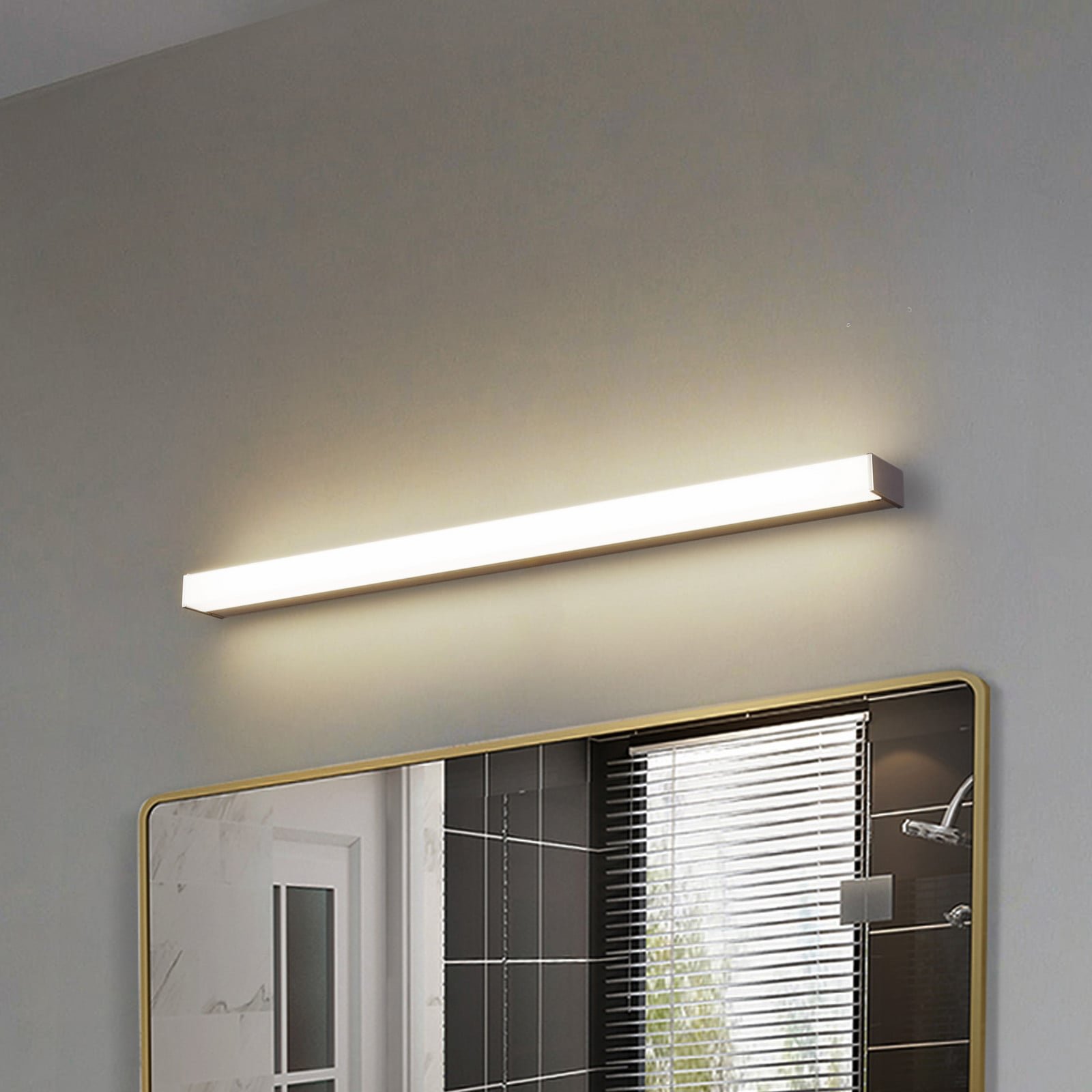 Philippa LED Seinävalaisin 89cm Alu