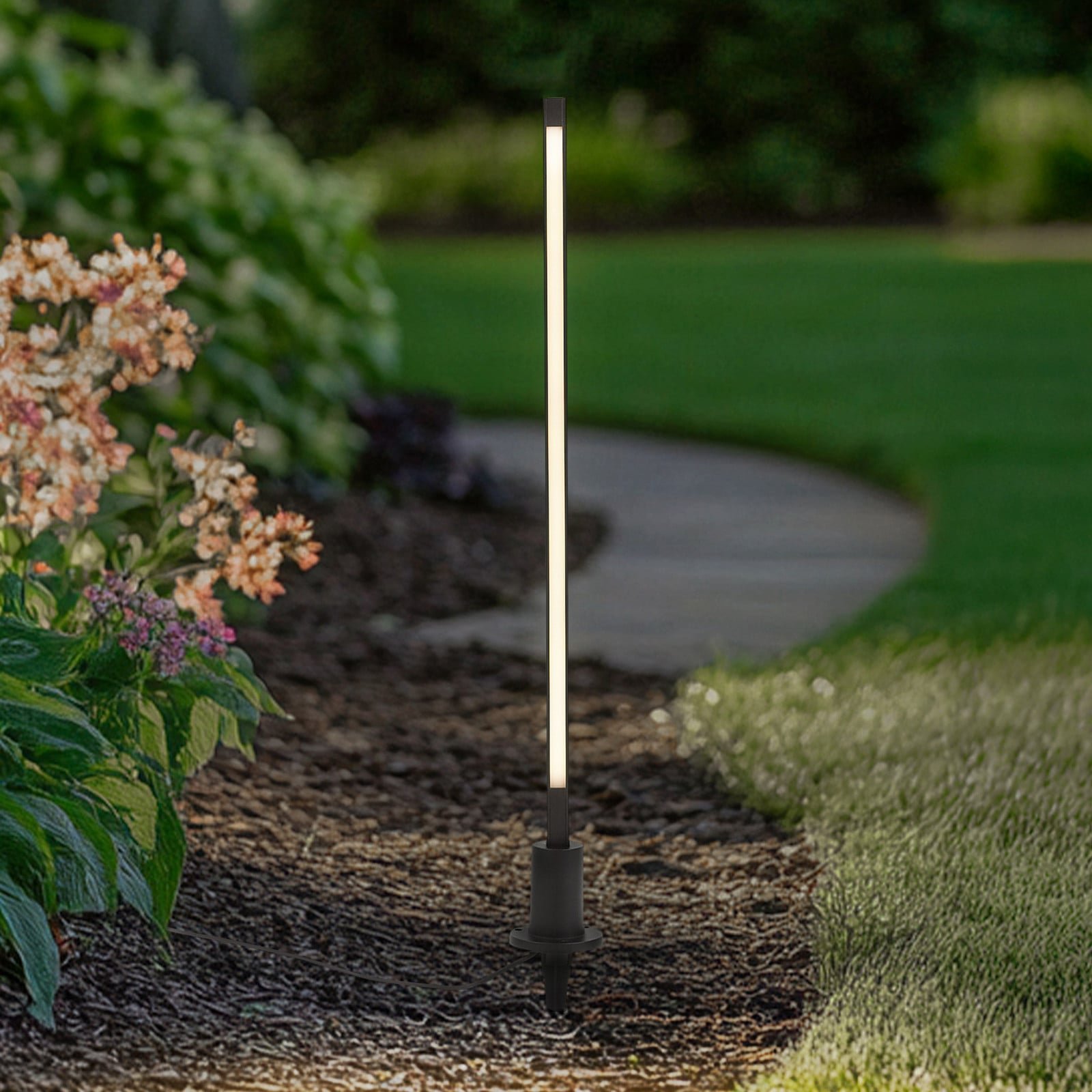 Neano LED-pylväsvalaisin korkeus 80 cm musta metalli IP65