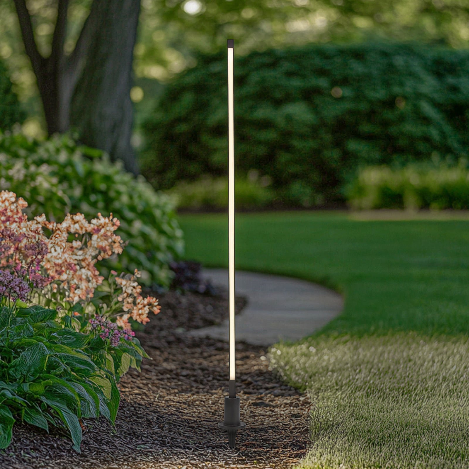 Neano LED-pylväsvalaisin korkeus 120 cm musta IP65 metalli