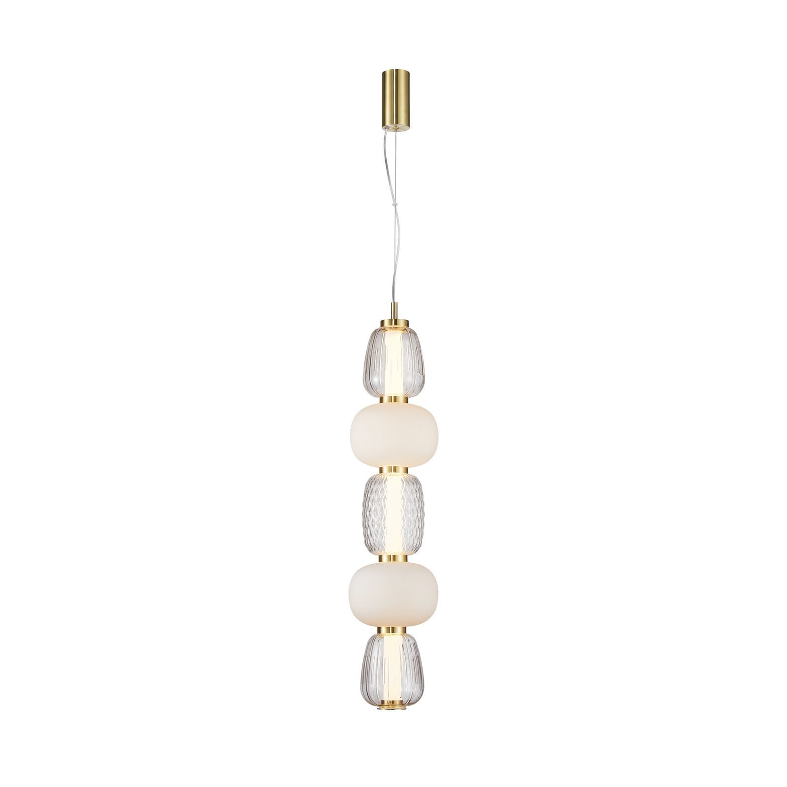 Pearl 5 riippuvalaisin keltainen/kultainen – LOOM DESIGN