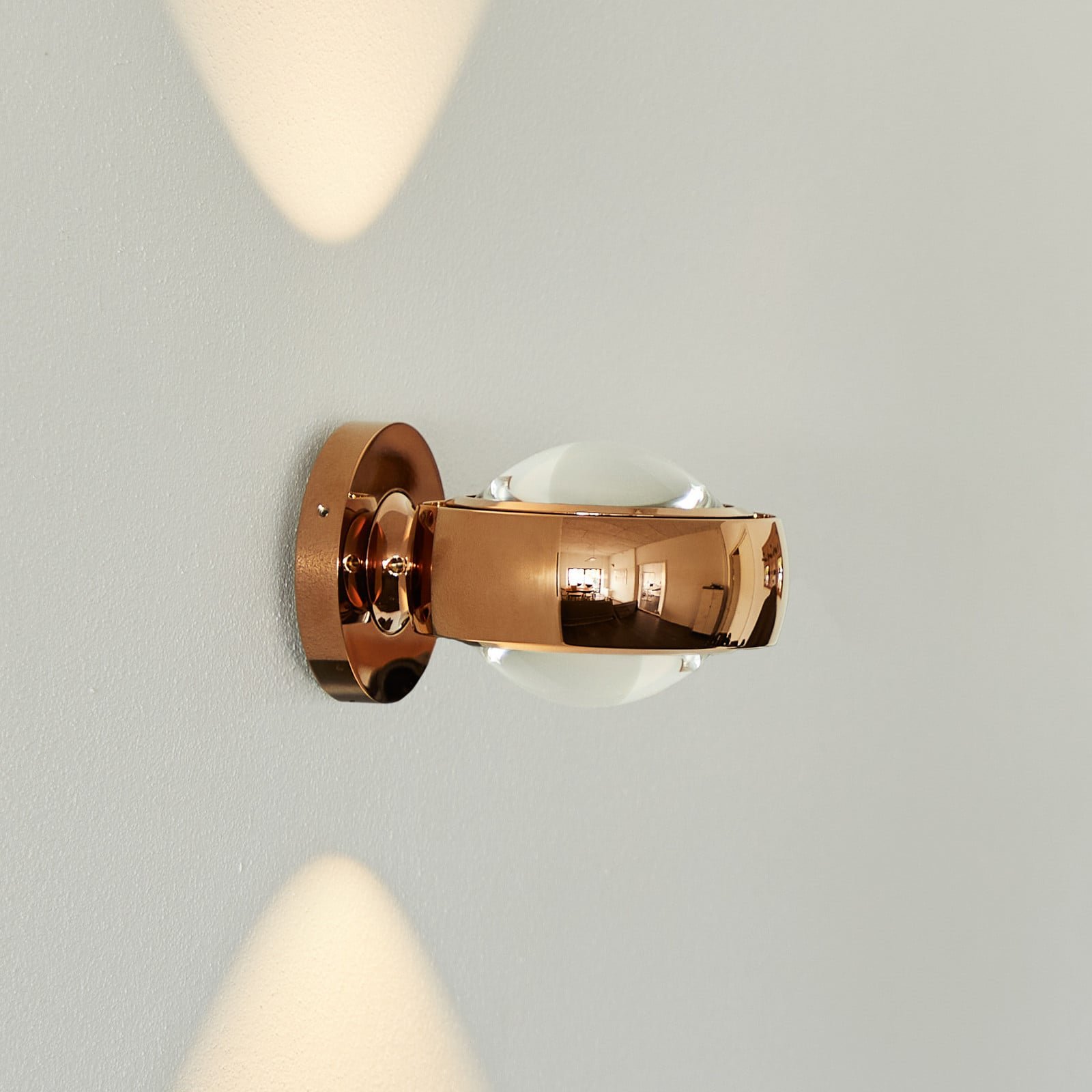 Optic seinävalaisin Glossy Rose Gold