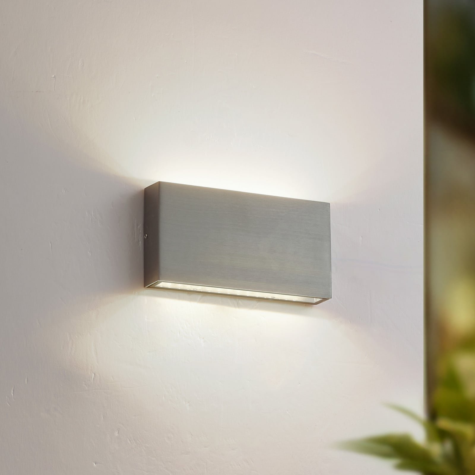 Jarte LED-ulkoseinävalaisin 17 cm hopea metalli IP54