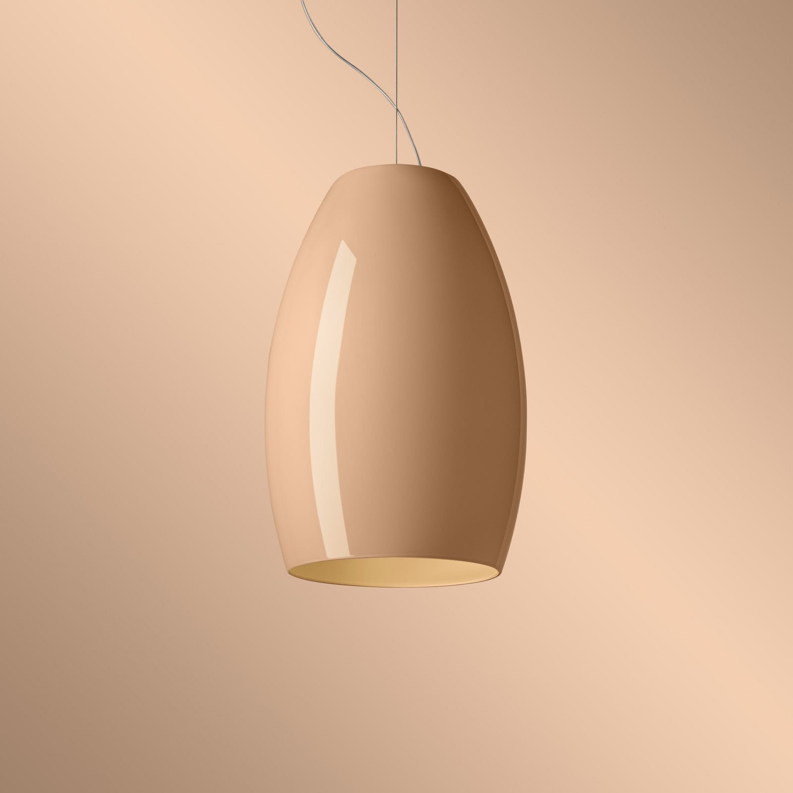 Buds 1 LED-riippuvalaisin beige Ø 26 cm DALI
