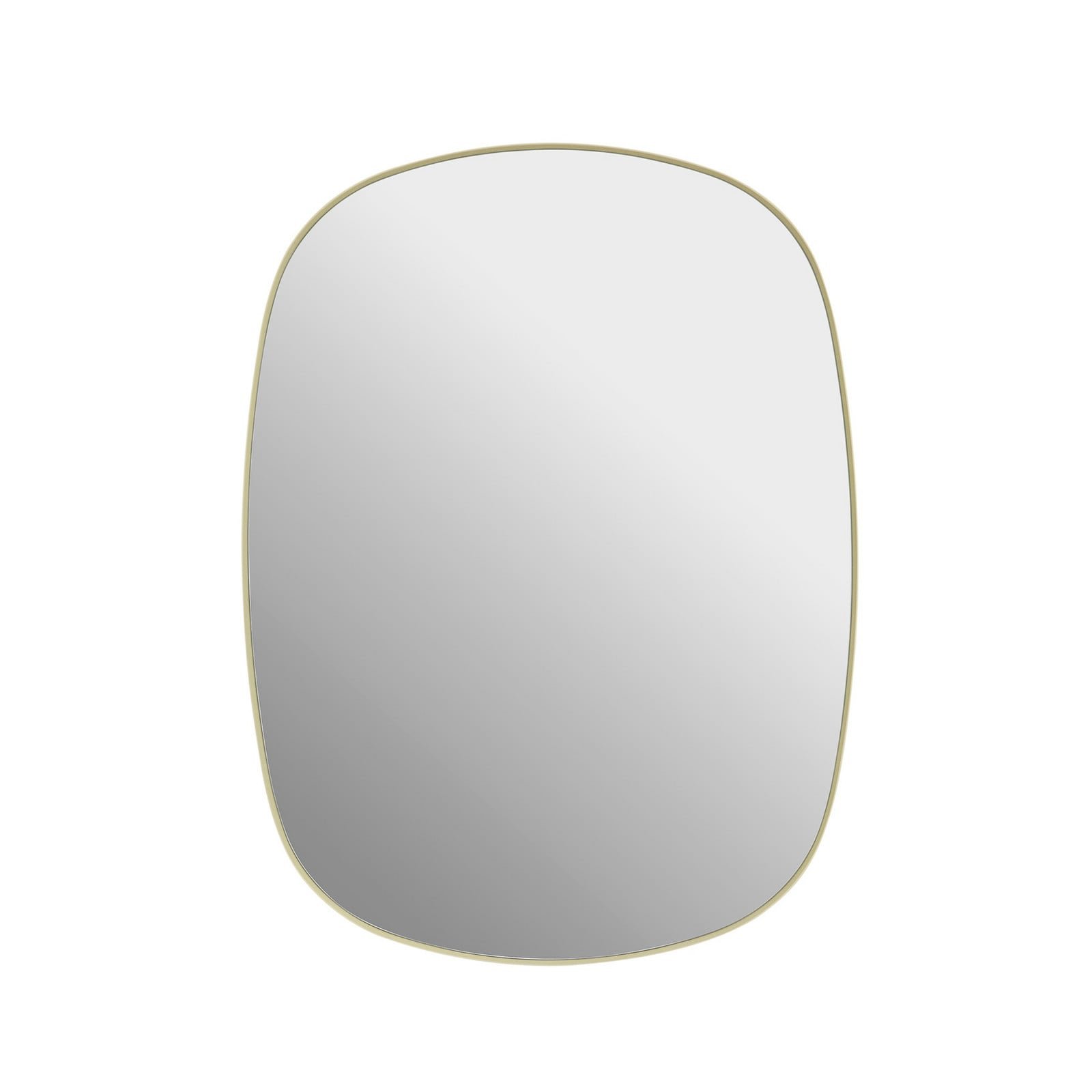 Framed Mirror -seinäpeili keltainen 59 x 44 cm teräs – Muuto