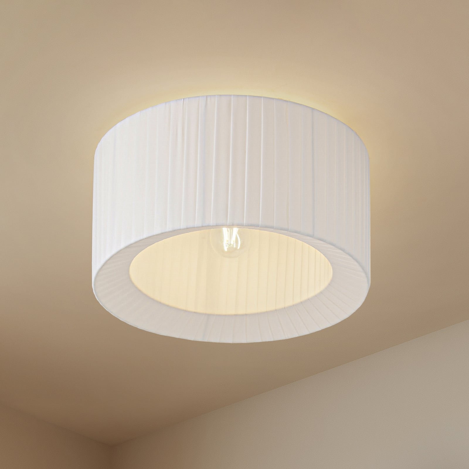 Virelle kattovalaisin tekstiili Ø 40 cm valkoinen