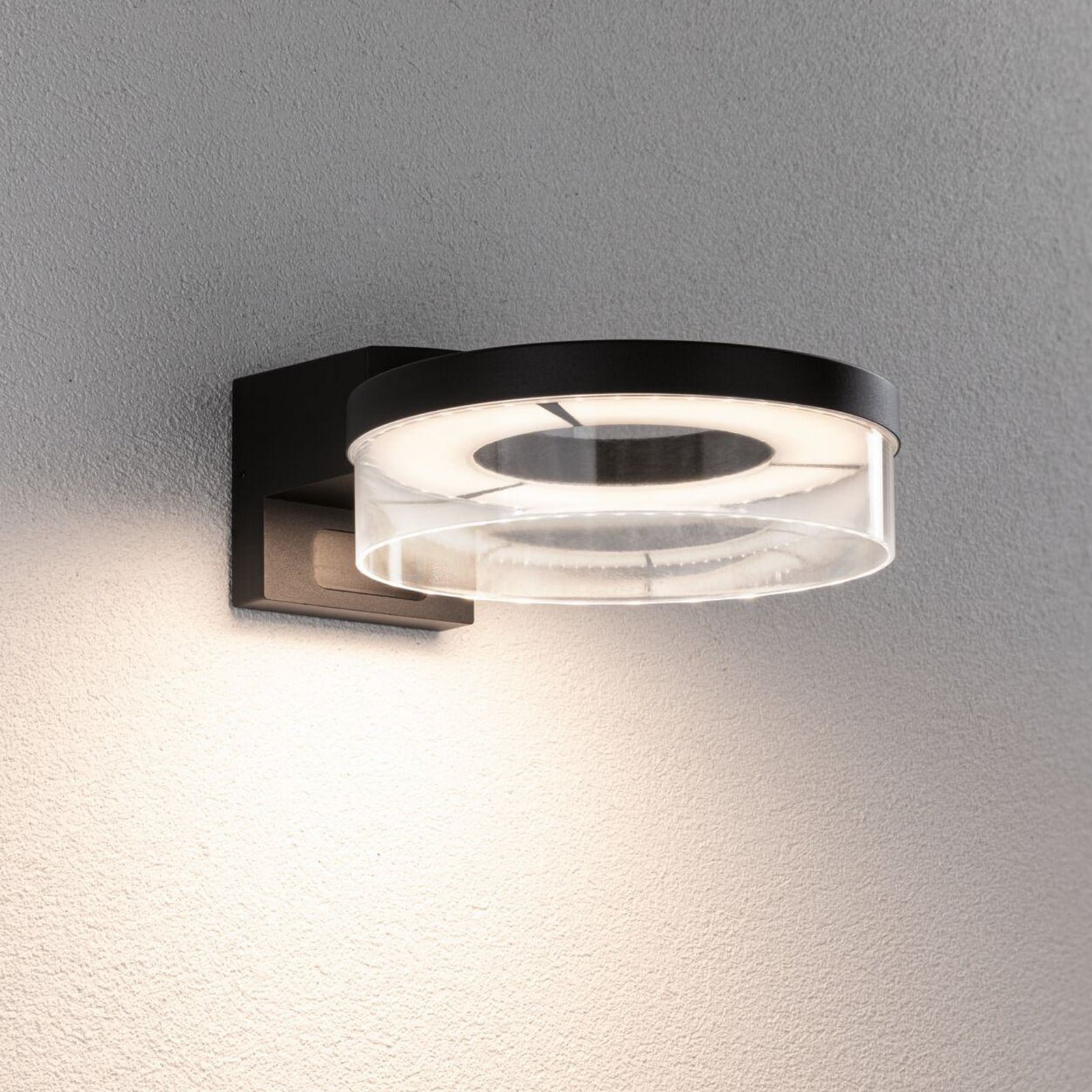 Capera Ulko Seinävalaisin w/Sensor SWR Antrasiitti