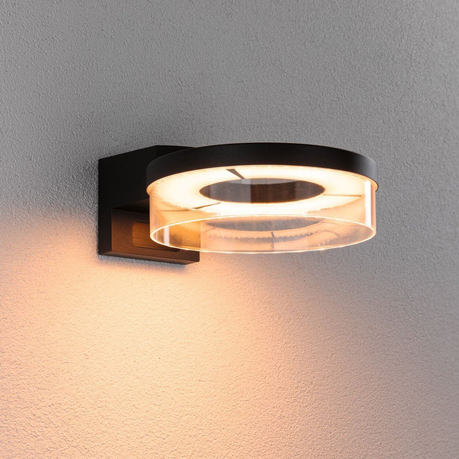 Capera LED-seinävalaisin antrasiitti CCT IP44