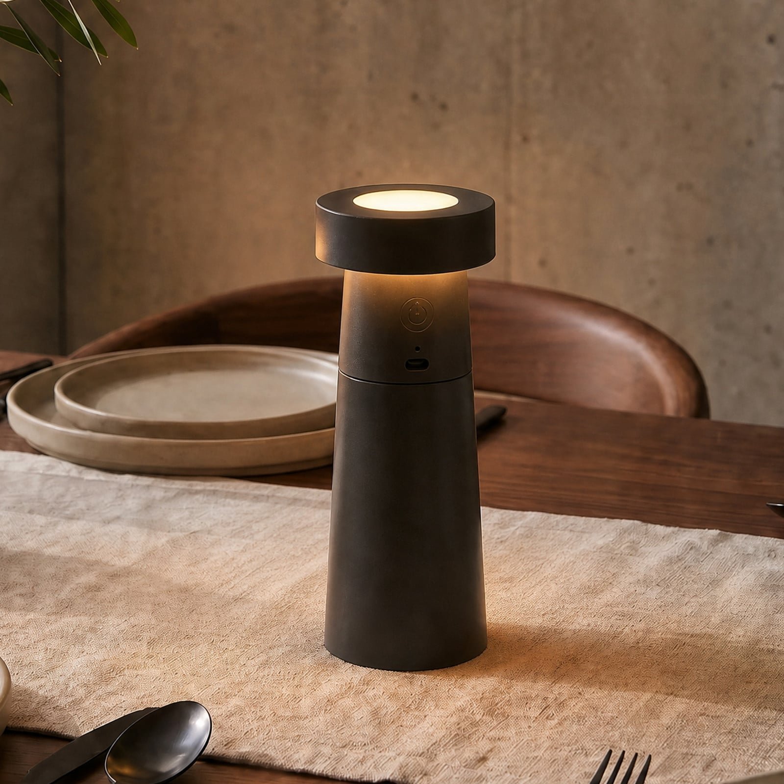 Pepper LED-pippurisäiliö tummanharmaa akku IP44