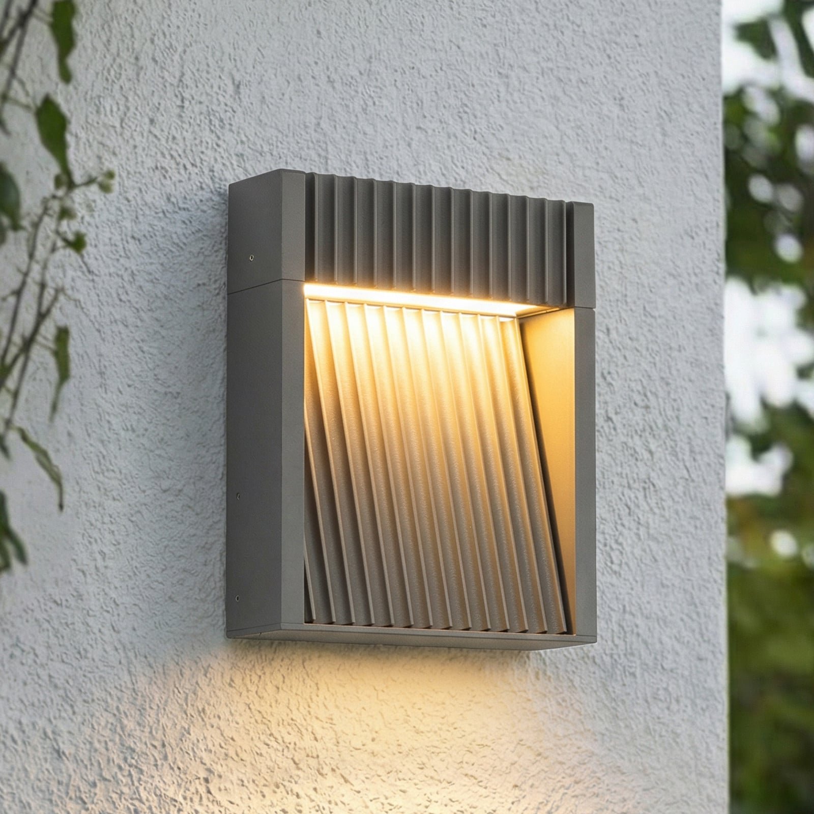 Tavion LED-ulkoseinävalaisin antrasiitti IP65 16 cm