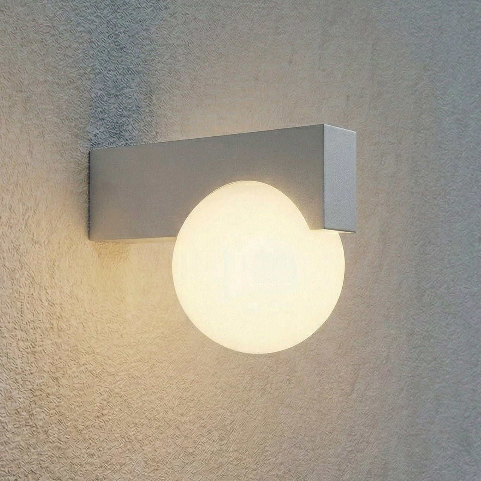 Vijon LED-ulkoseinävalaisin vaaleanharmaa CCT IP44