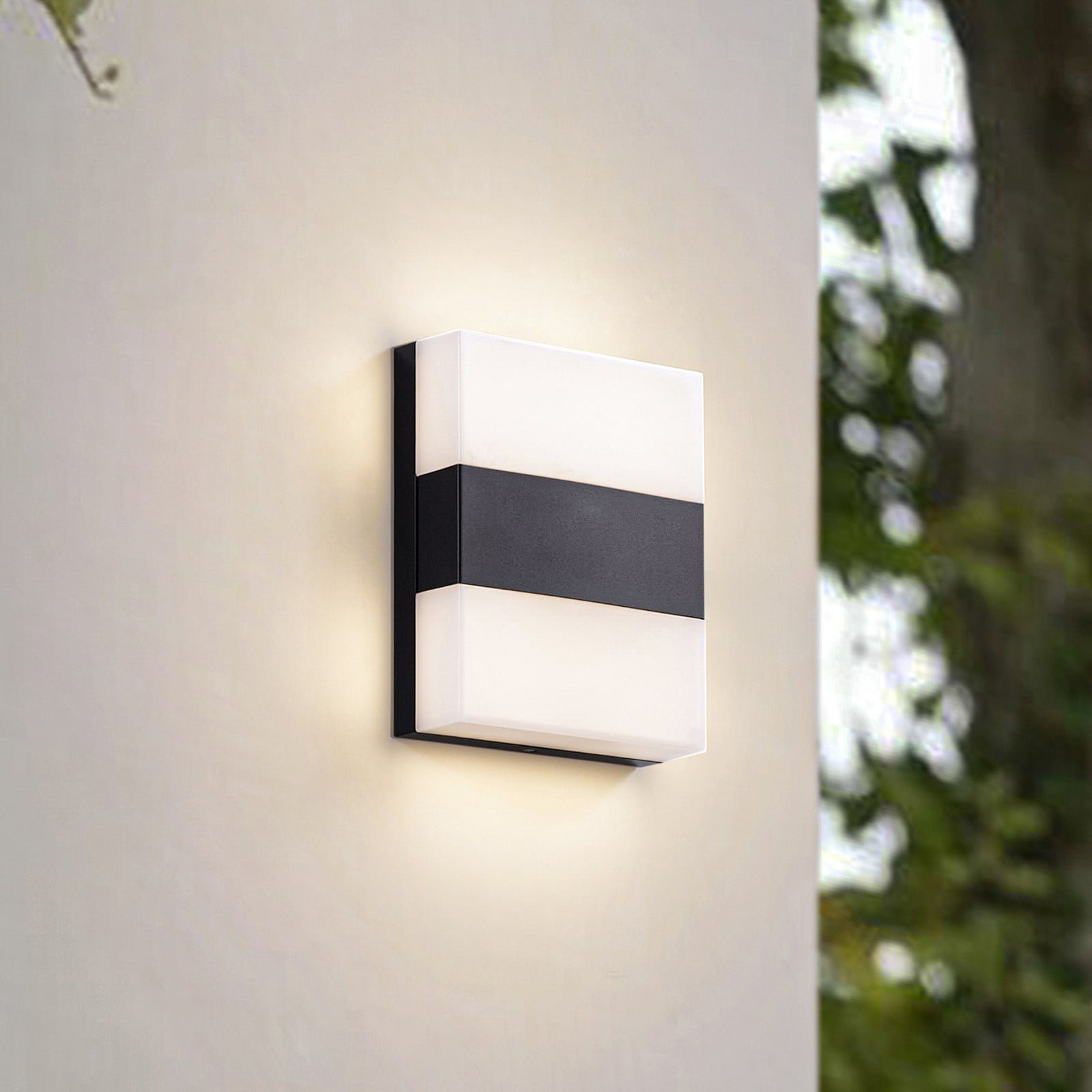 Teekon LED-ulkoseinävalaisin 20 cm IP44 antrasiitti