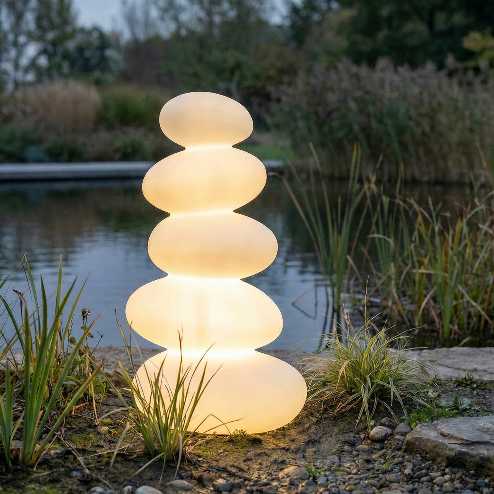 Soriel LED-terassivalaisin 72 cm valkoinen IP54 stepdim