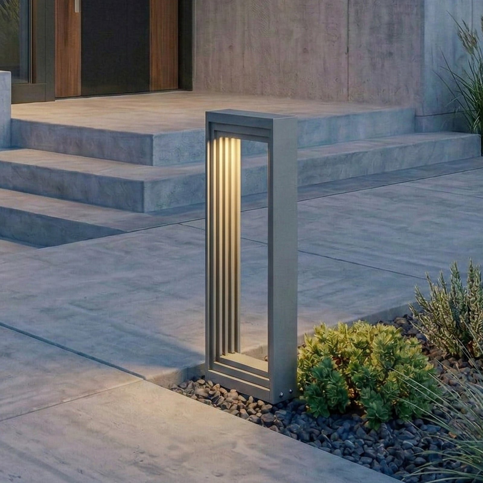 Ashkan LED-pollarilamppu korkeus 40 cm antrasiitti IP65