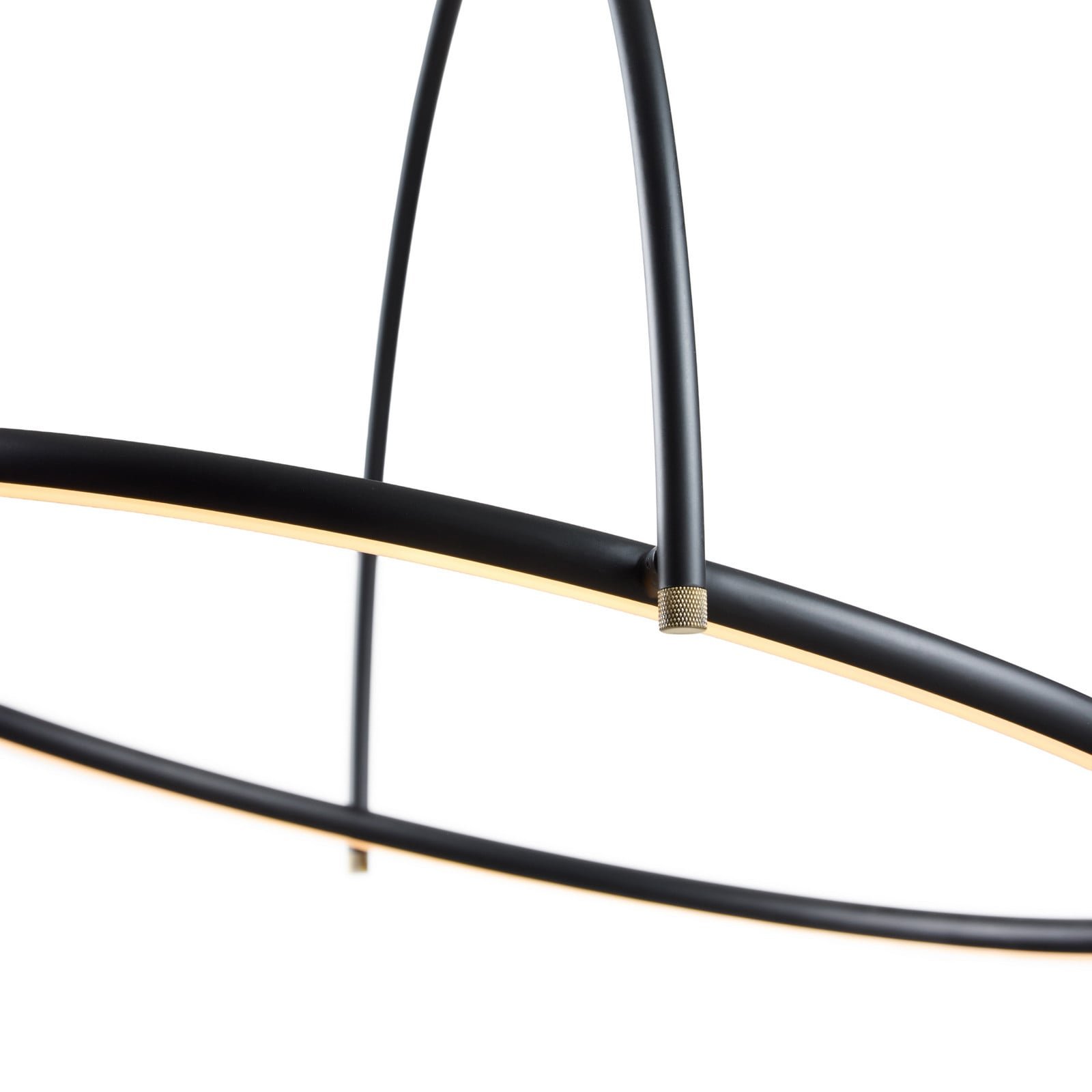 TILT LED-riippuvalo Ø 40 cm musta himmennettävä