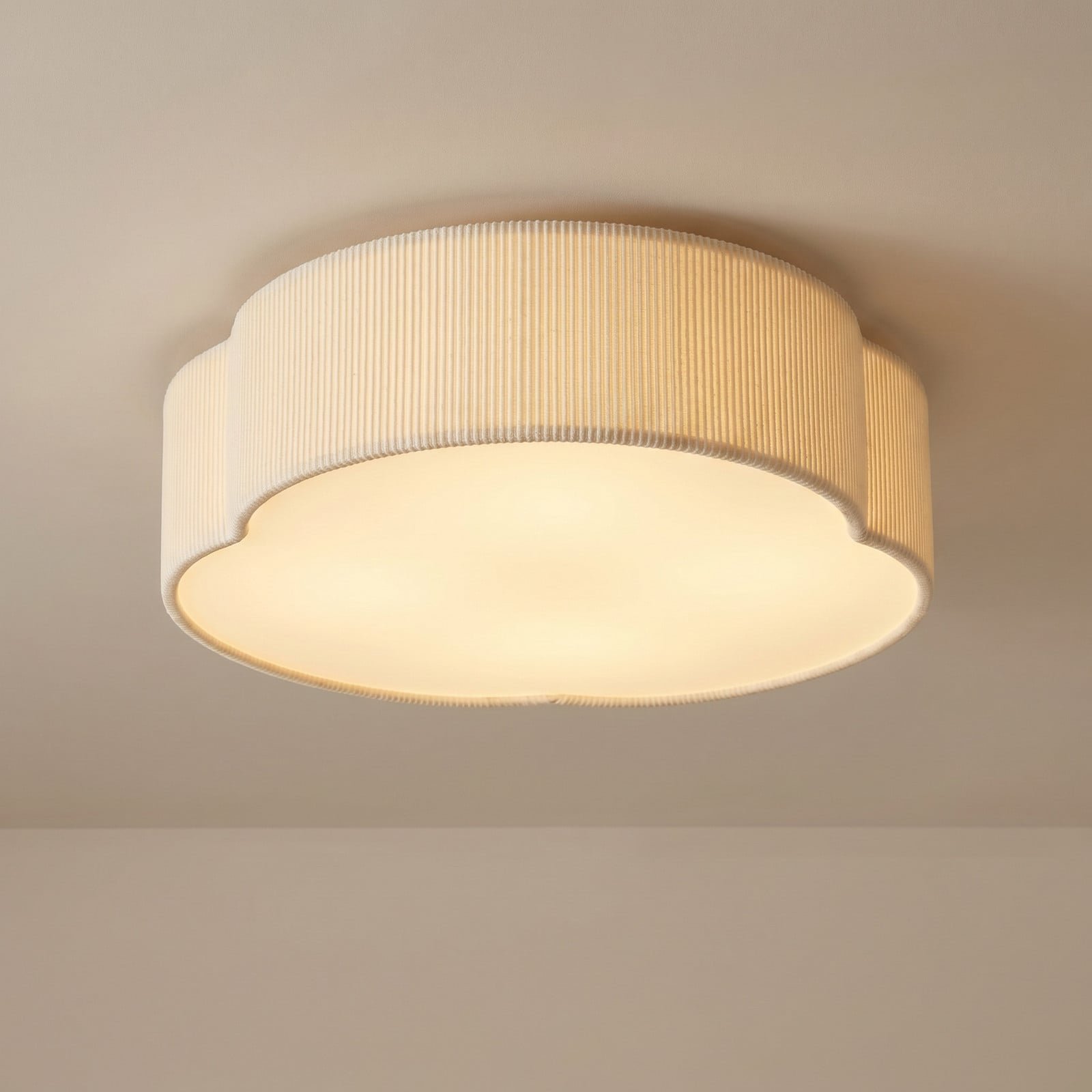Winona LED-kattovalaisin naru 48 cm kermanvärinen CCT – Lindby