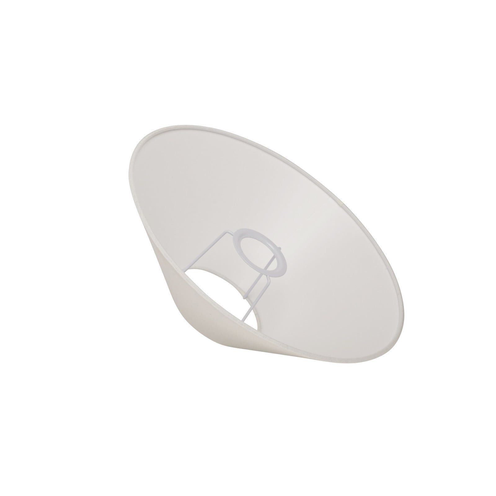 Basic flat -varjostin valkoinen halkaisija 30 cm pellava – Watt & Veke