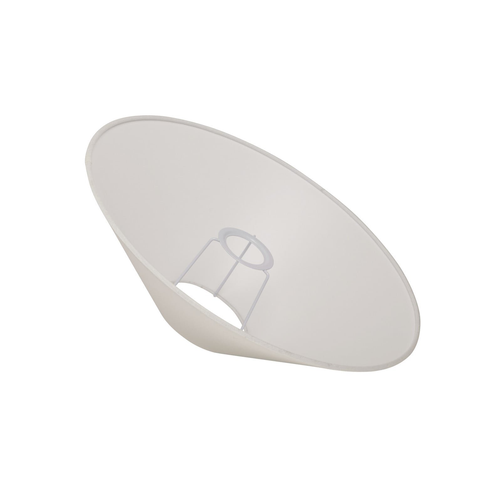 Basic flat -varjostin valkoinen Ø 36 cm pellava – Watt & Veke