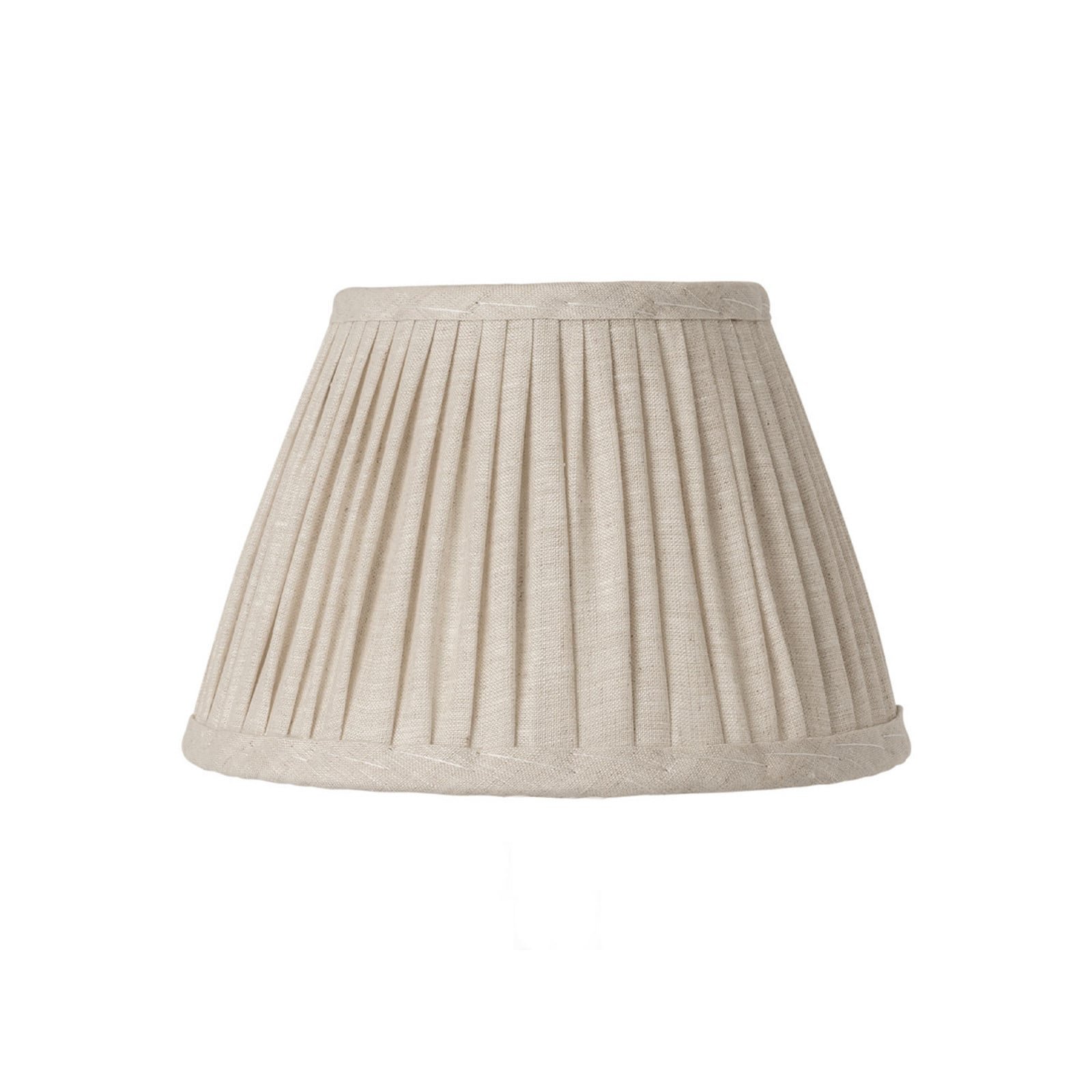Ella-lampunvarjostin beige halkaisija 20 cm pellava – Watt & Veke