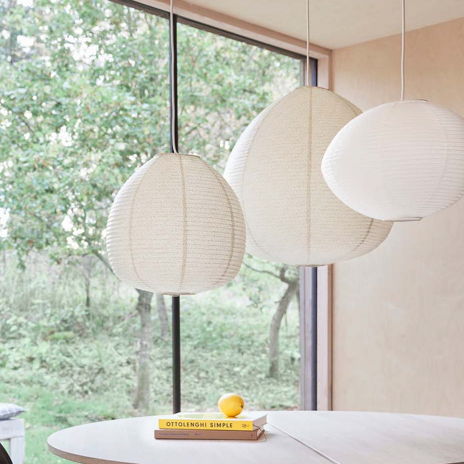 Moyo-lampunvarjostin valkoinen halkaisija 41 cm paperi – OYOY Living Design