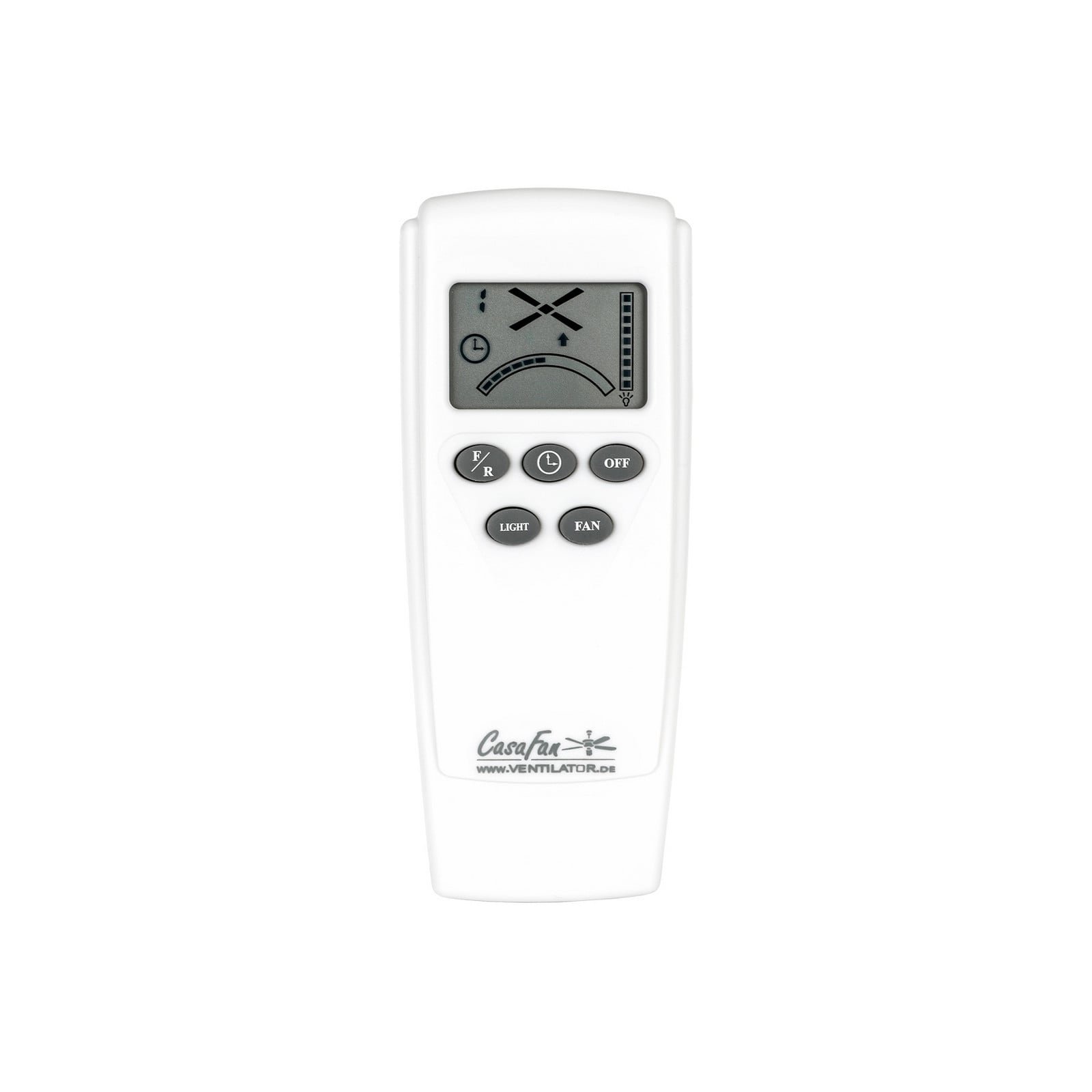 Regento-kattotuuletin kromi ja puu DC-moottori halkaisija 140 cm – CasaFan Eco Regento