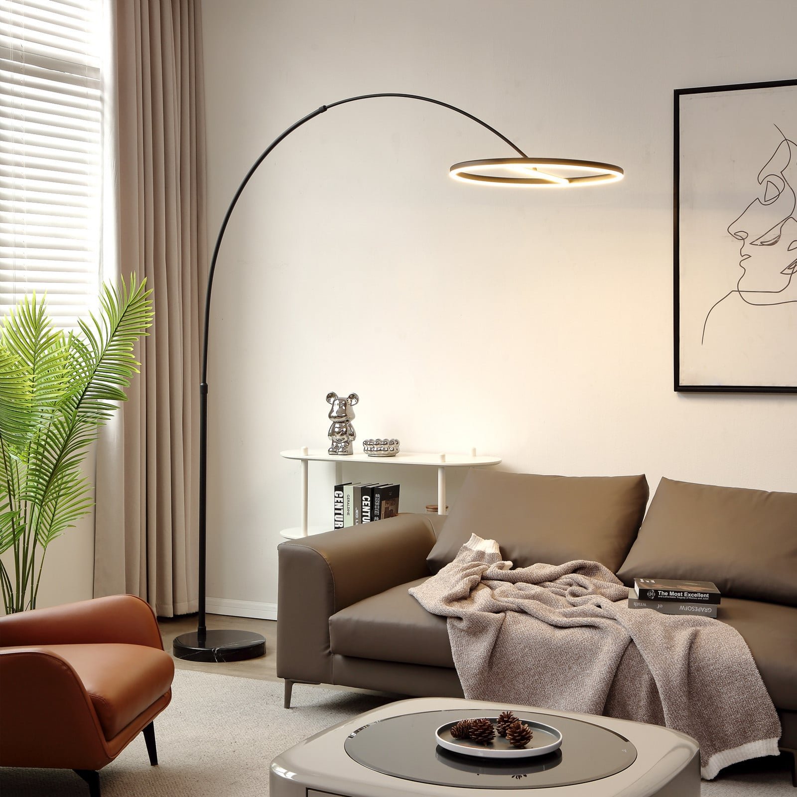 Virvera LED Lattiavalaisin Black