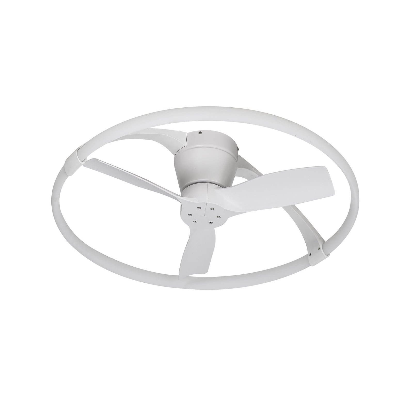Nepal Mini LED-kattotuuletin sovellus valkoinen – Mantra Mantra Iluminación