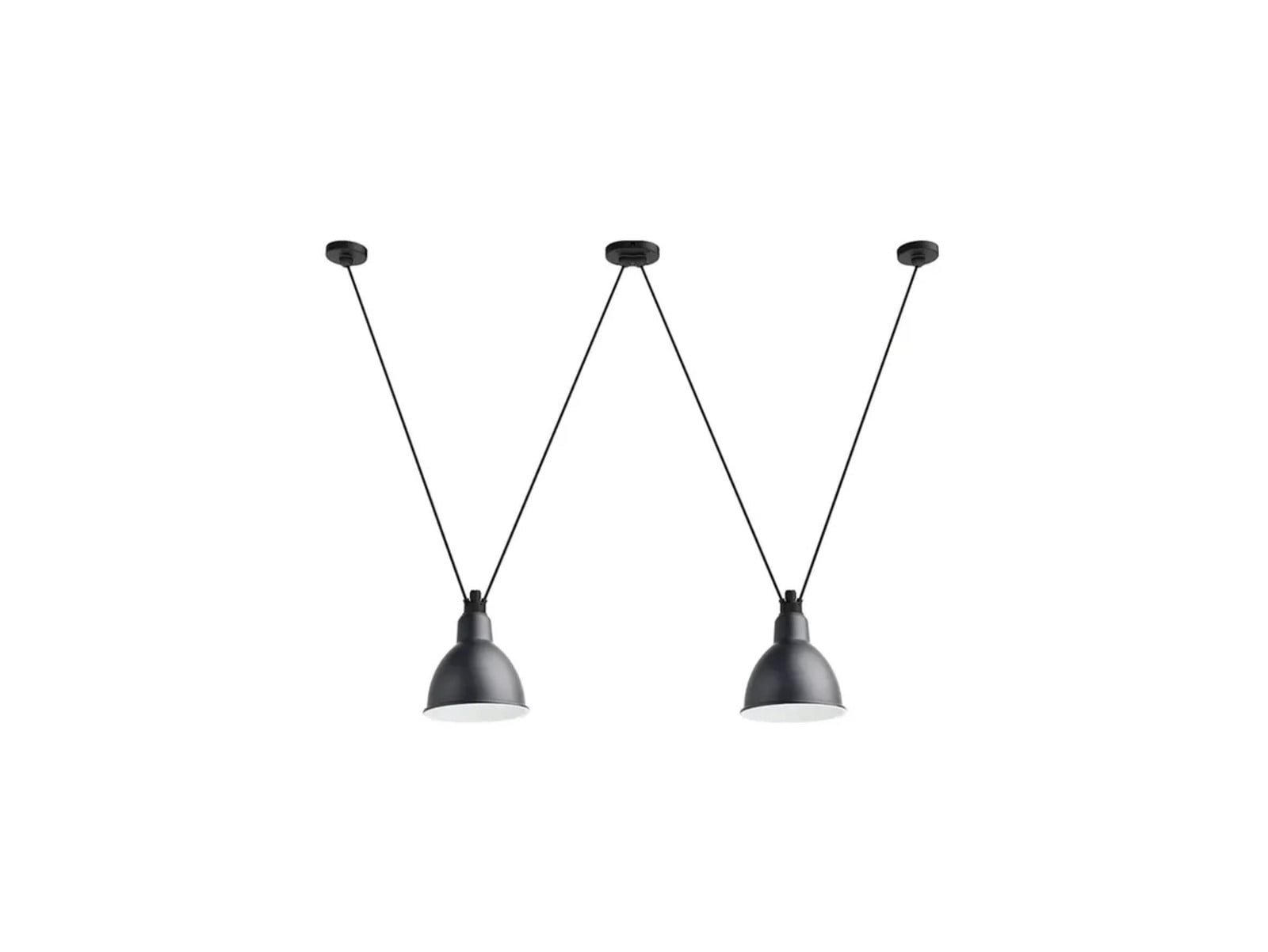 324 XL Riippuvalaisin Round Black