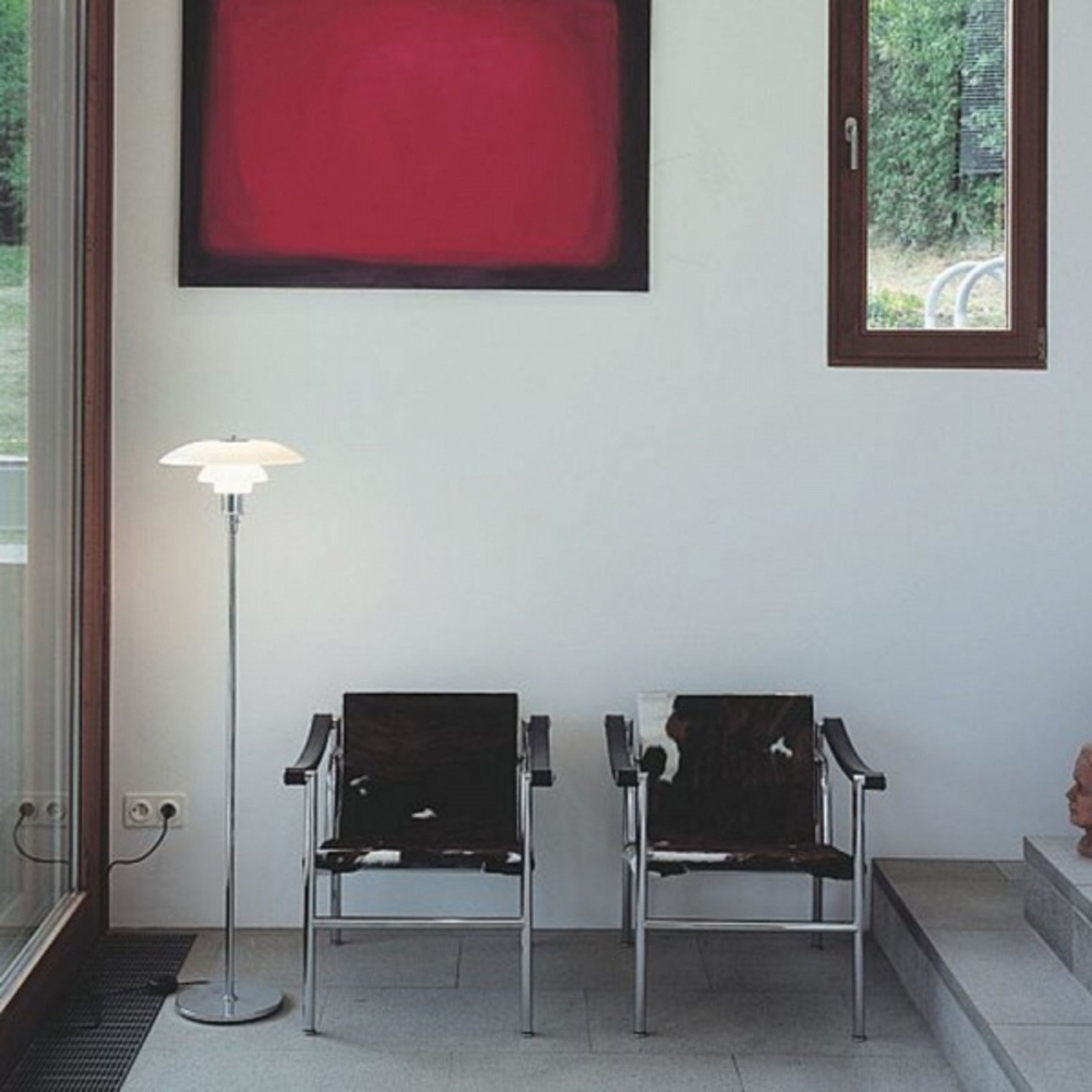 PH 4½-3½ Lasi Lattiavalaisin Chrome Plated