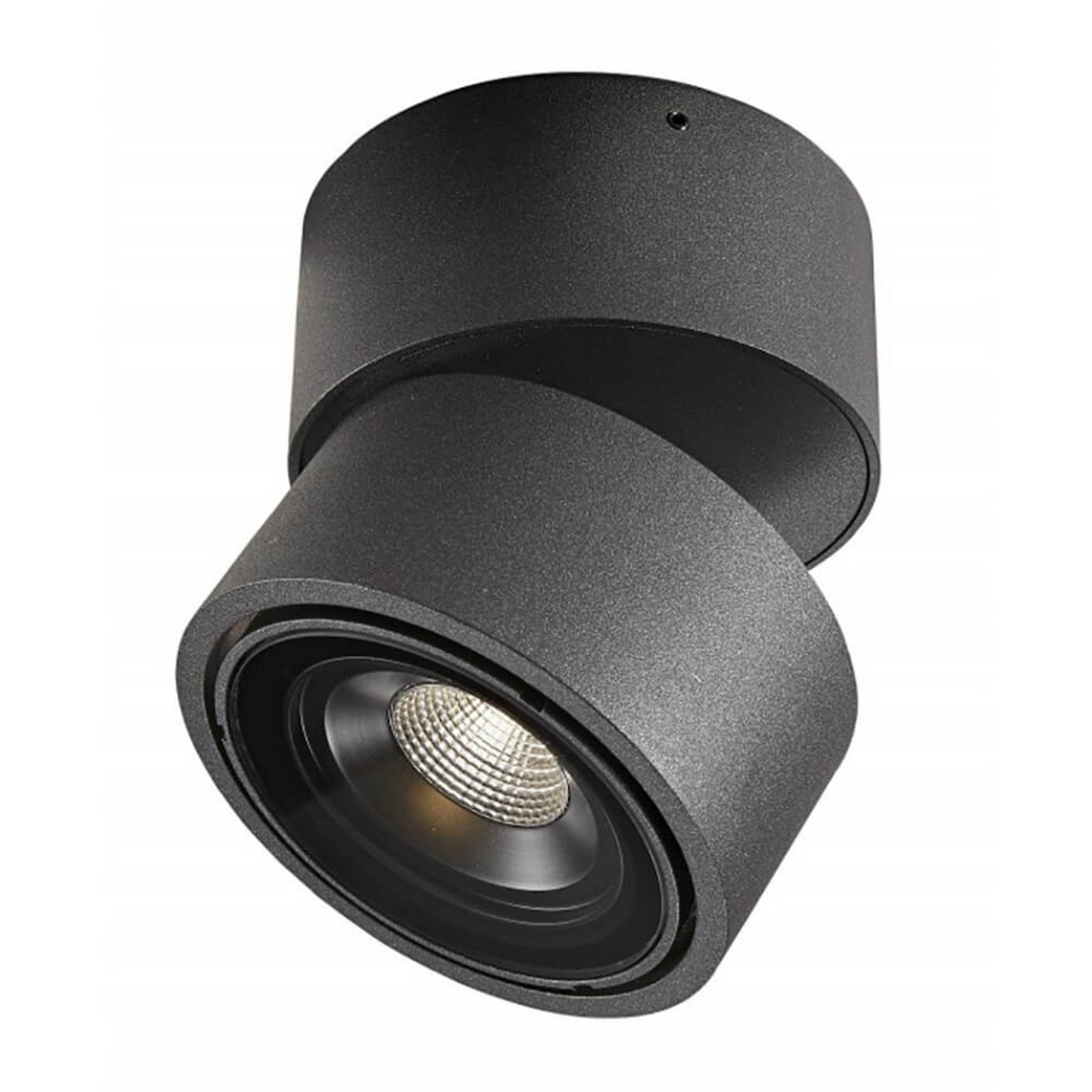 Easy W100 LED-kattospotti 1-lamppuinen musta IP54