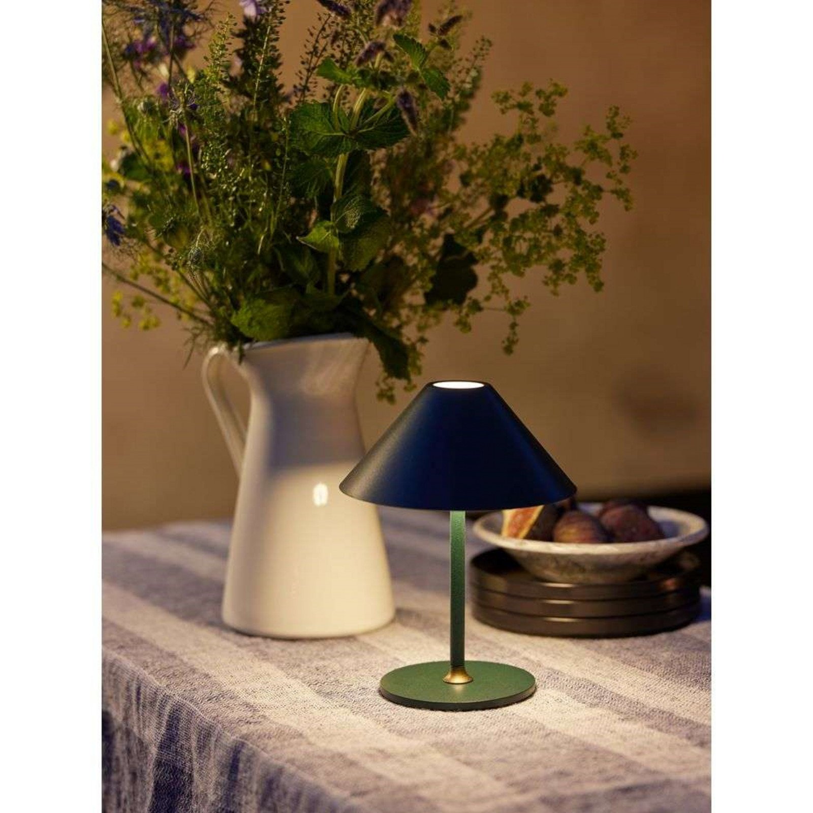 Hygge Portable Pöytävalaisin Deep Green