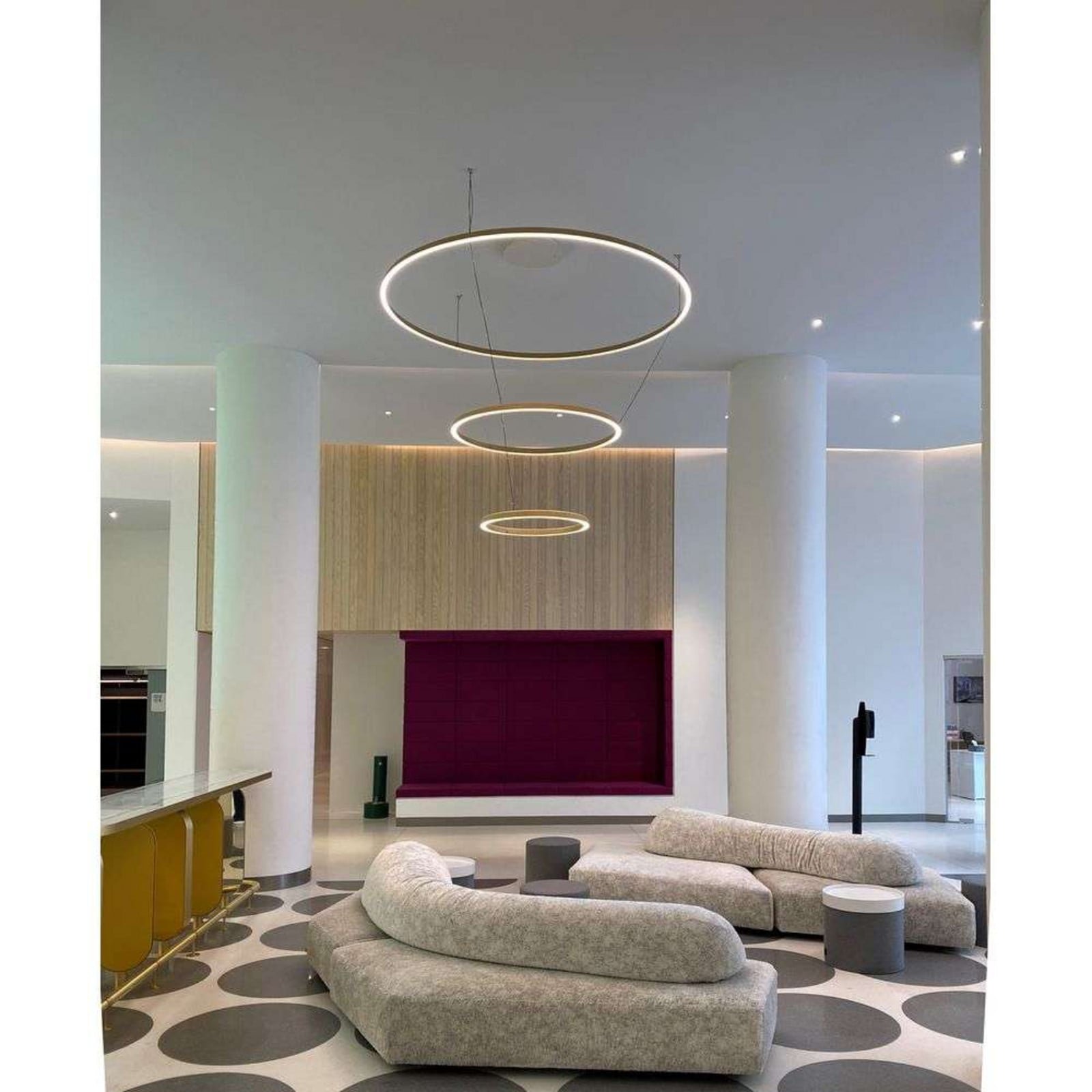 Compendium Circle LED Riippuvalaisin Ø200 Brass