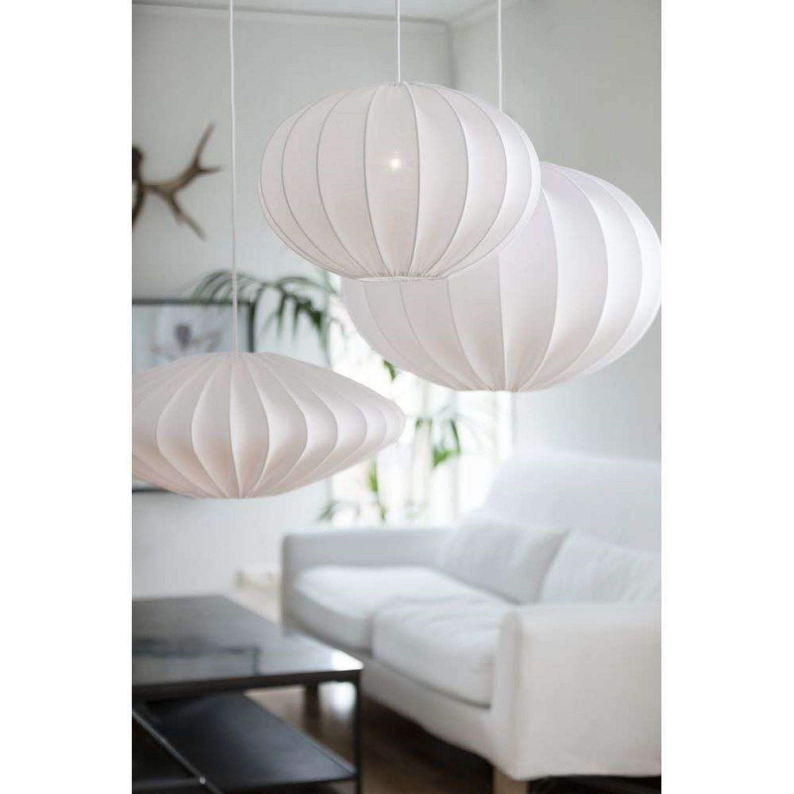 Boll 40 varjostin soikea valkoinen – Watt & Veke