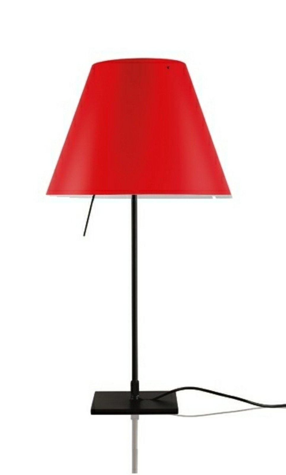 Costanzina Pöytävalaisin Musta/Primary Red